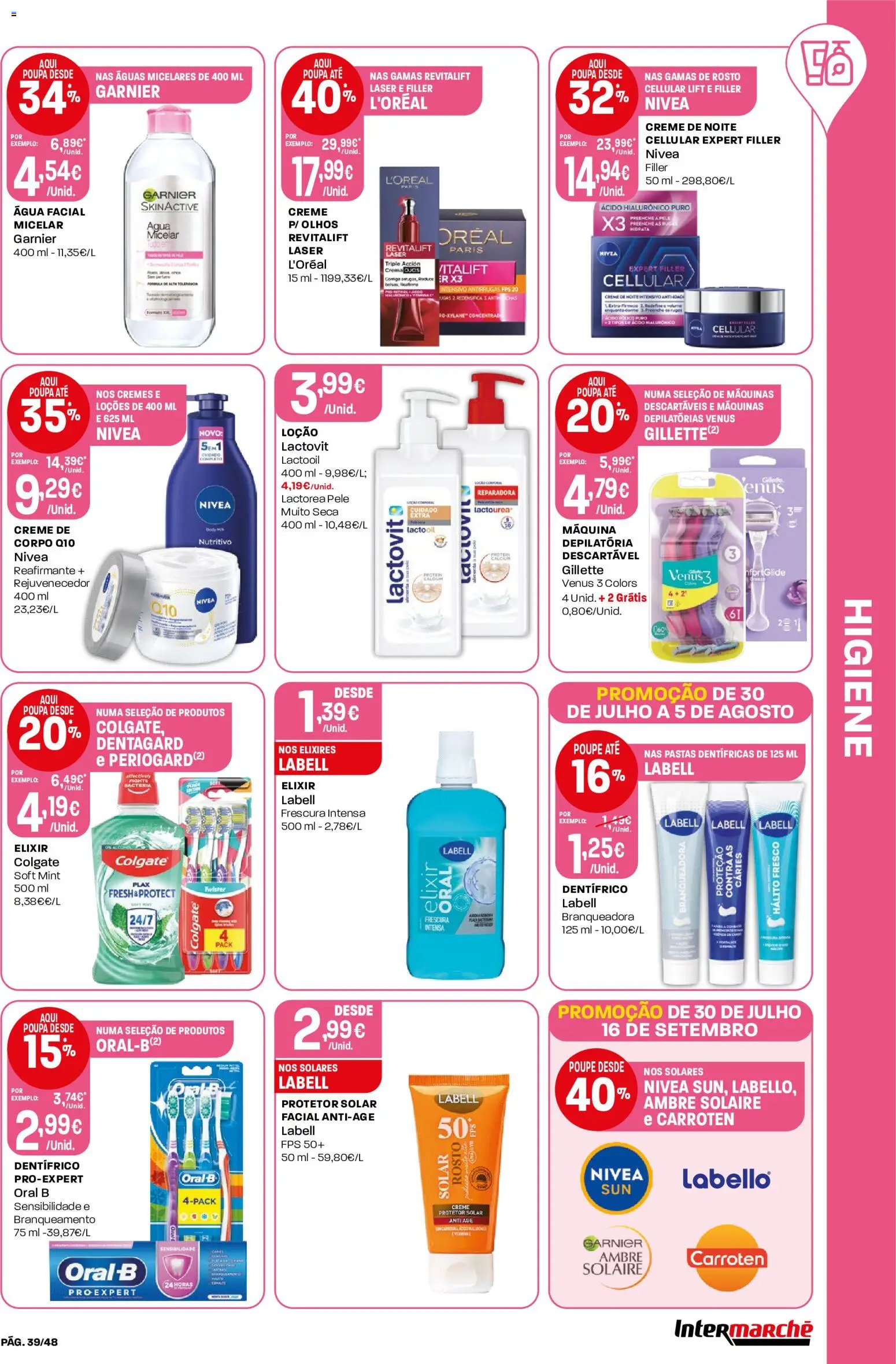 Intermarché folheto │ válido de 30/07/2026 | Página: 39