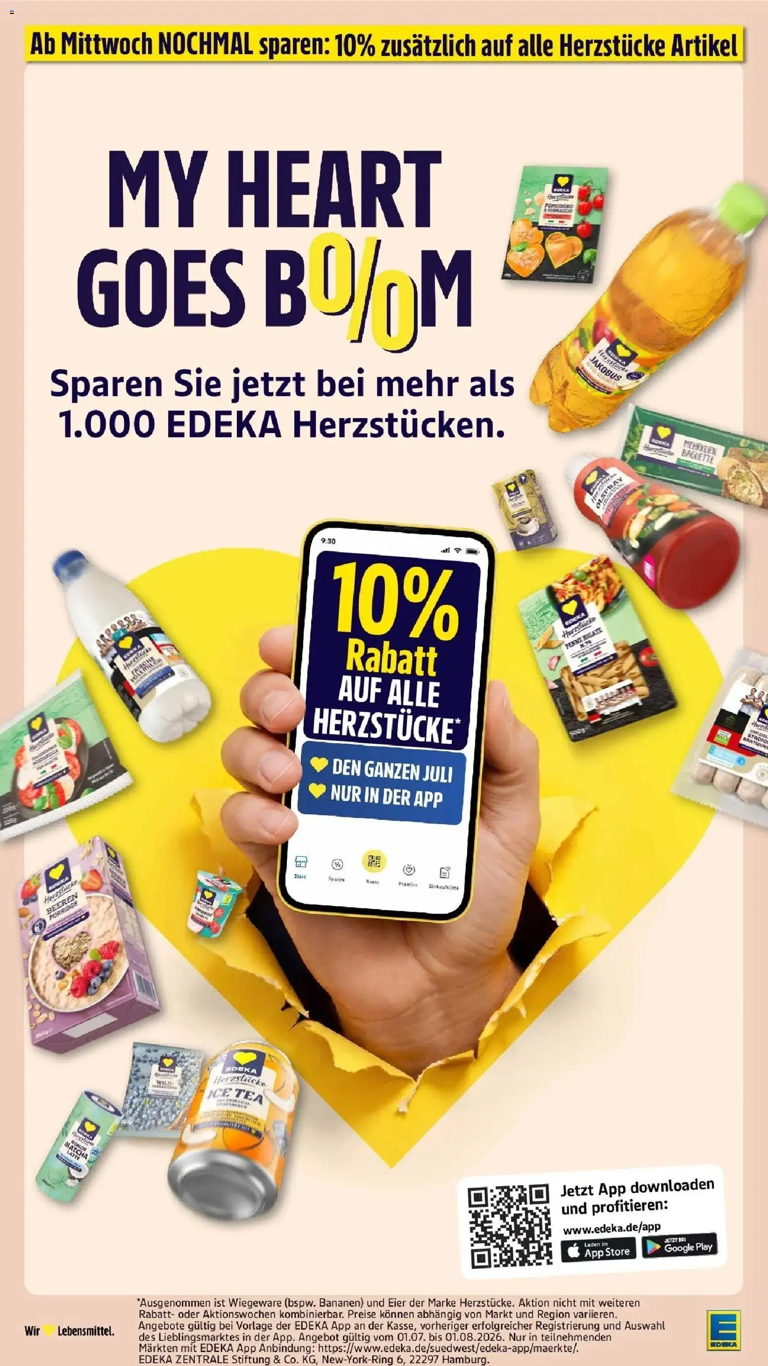 Edeka prospekt Bad Bergzabern – gültig ab 29.06.2026 | Seite: 7 | Produkte: Eier, Baguette, Bananen