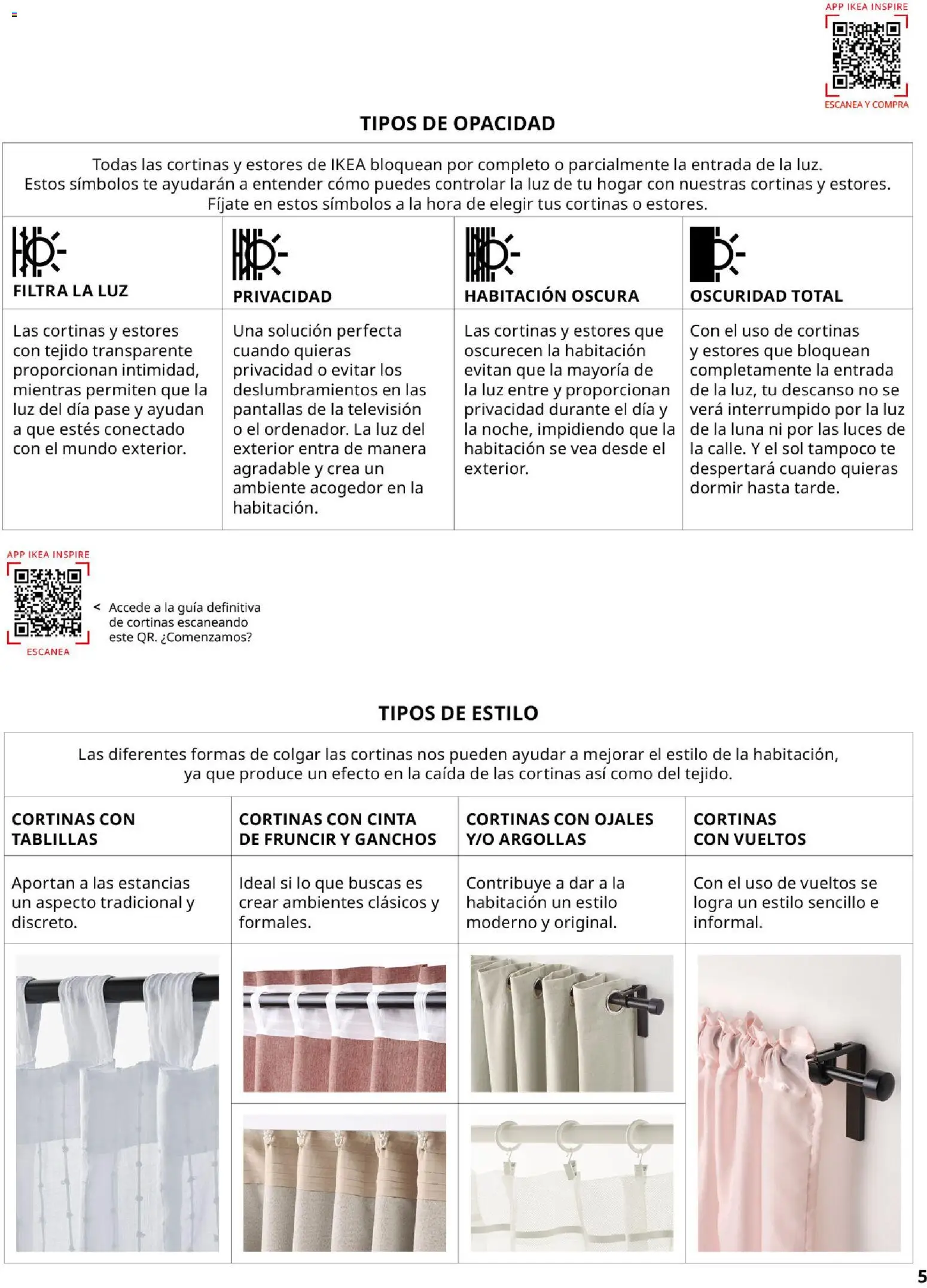 Catálogo IKEA Cortinas │ válido desde el 01/02/2026 | Página: 5 | Productos: Té, Televisión