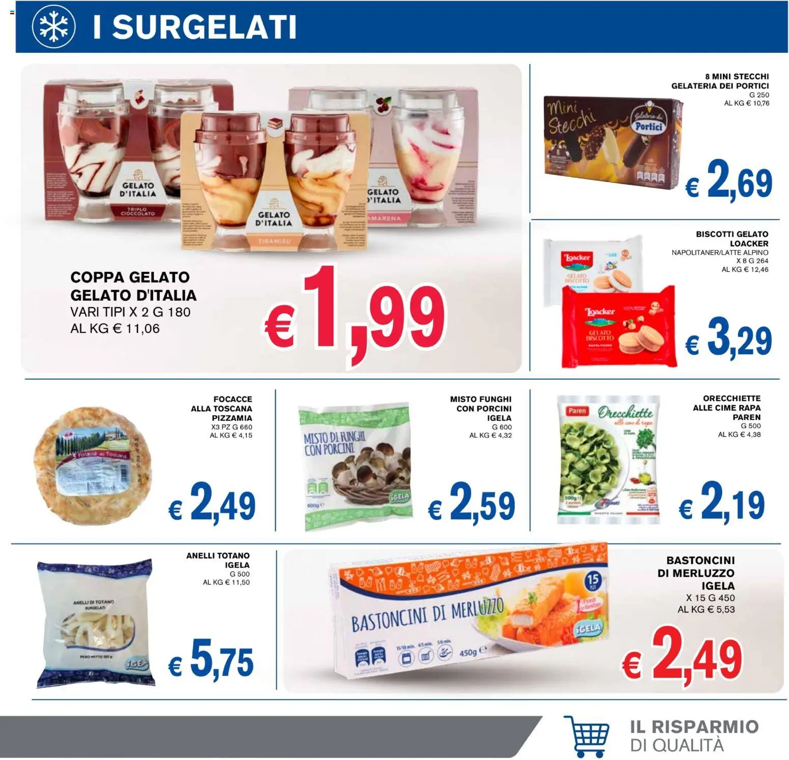Volantino Coal del 13/08/2026 | Pagina: 7 | Prodotti: Merluzzo, Biscotti, Tiramisù, Orecchiette