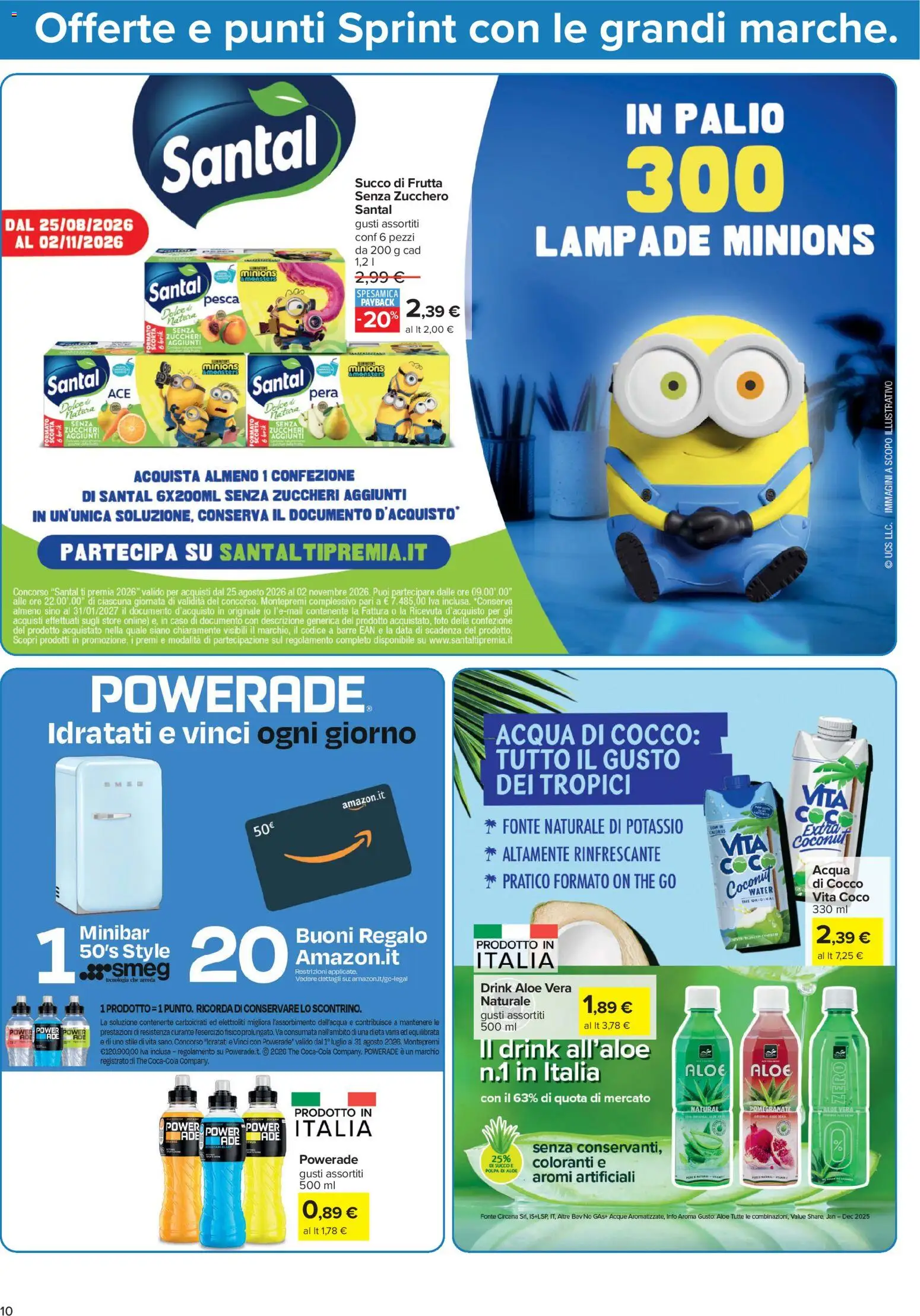 Volantino Carrefour del 20/08/2026 | Pagina: 10 | Prodotti: Succo, Frutta, Zucchero, Succo di frutta