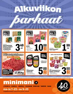 Minimani-mainoslehti voimassa 04.05.2026 alkaen
