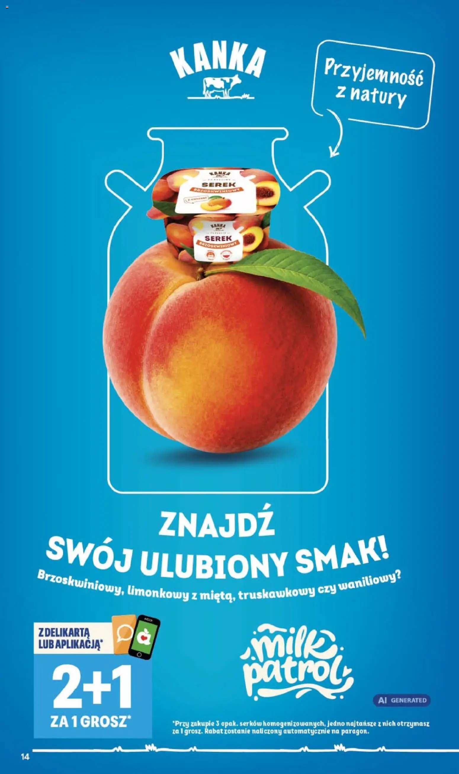 Delikatesy Centrum gazetka - Sklepy Własne od 03.09.2026 | Strona: 14 | Produkty: Serek, Ser