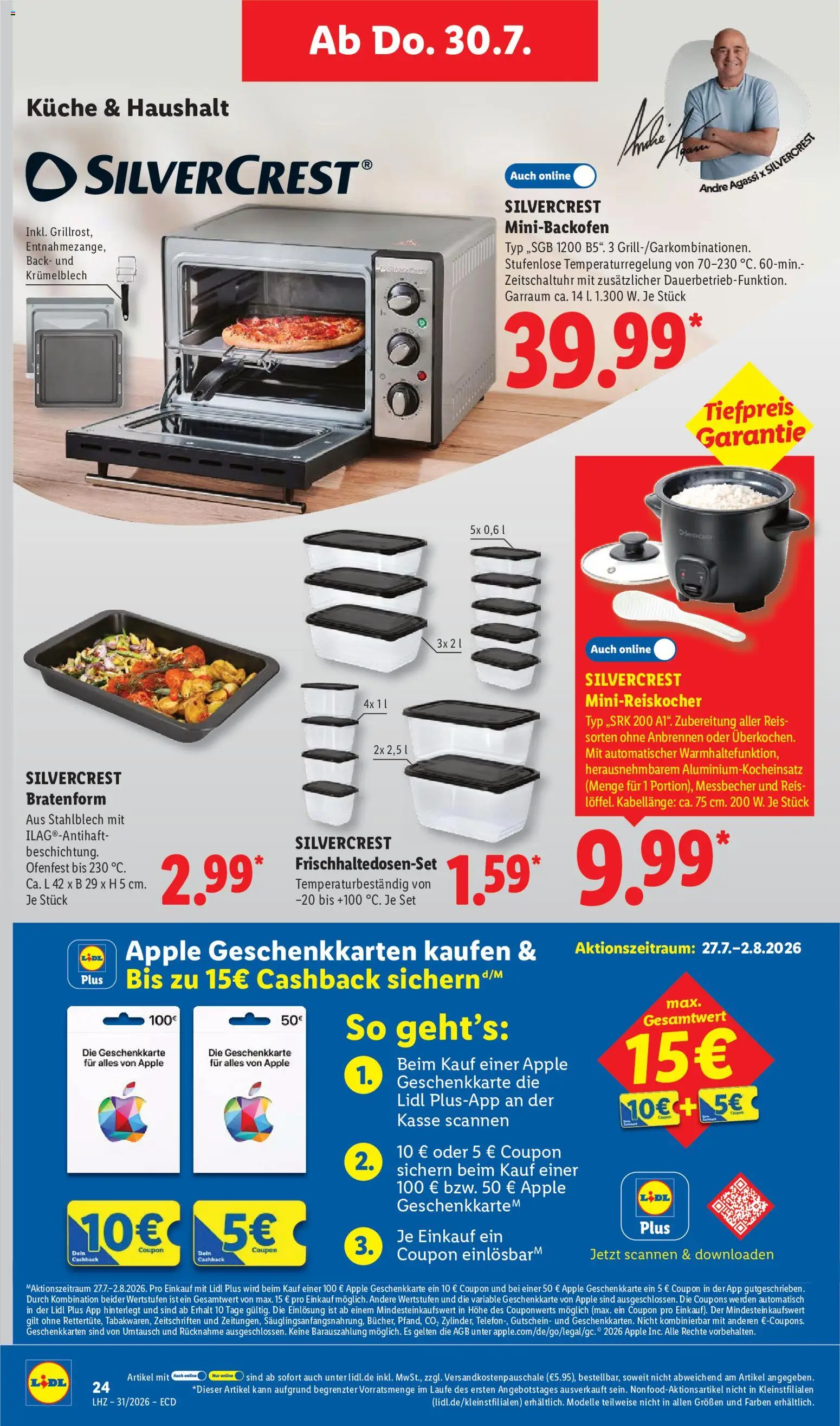 Lidl Německo leták od 27.07.2026 | Strana: 40 | Produkty: Apple