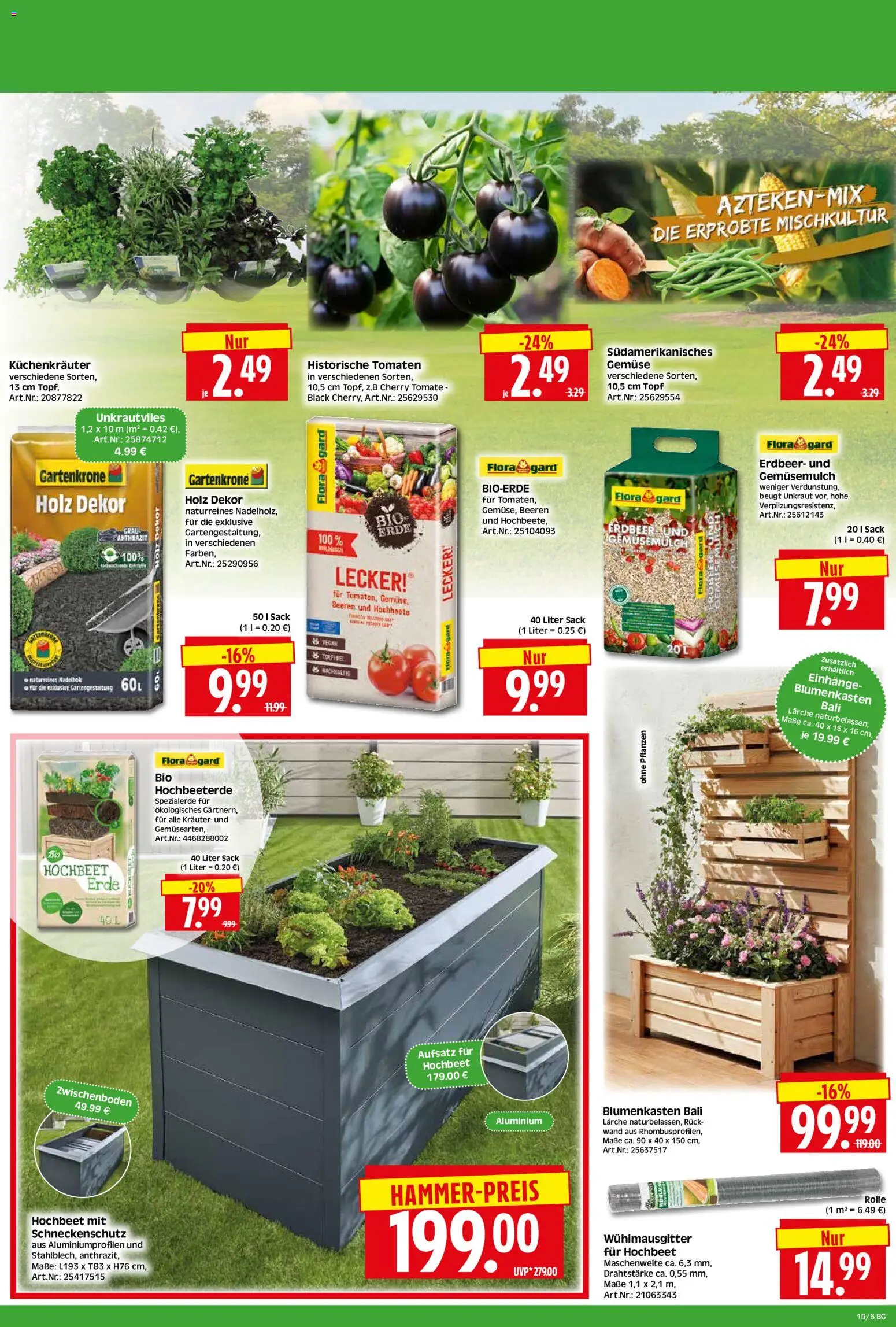 HERKULES Bau & Garten – gültig ab 04.05.2026 | Seite: 6 | Produkte: Hochbeet, Tomaten, Gemüse