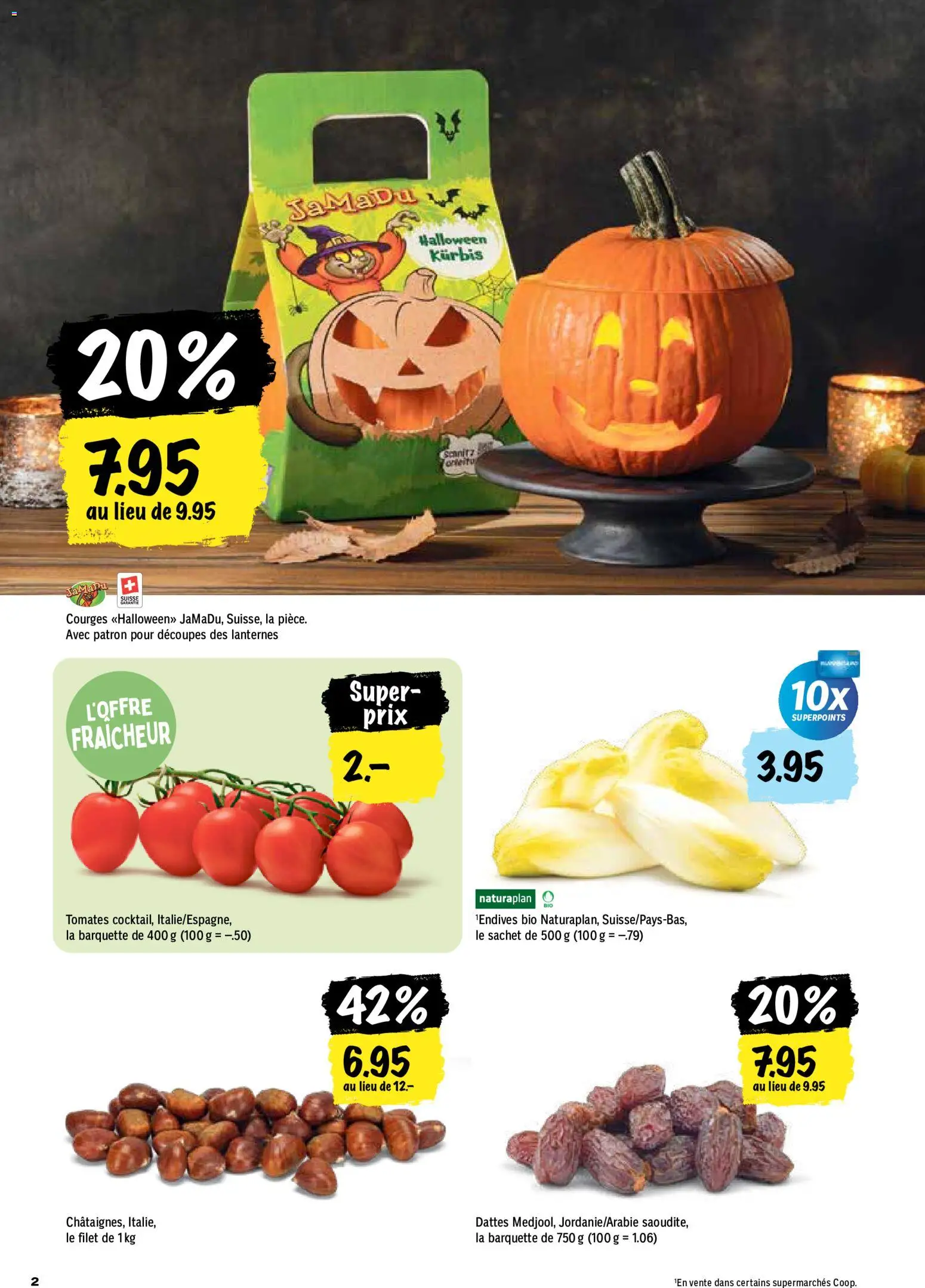 Coop aktionen FR – gültig ab 22.10.2026 | Seite: 2 | Produkte: Kürbis