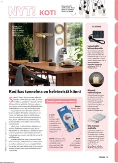 K-Citymarket-mainoslehti voimassa 26/08/2026 alkaen | Sivu: 13 | Tuotteet: Lamppu, Voi, Lampun kanta