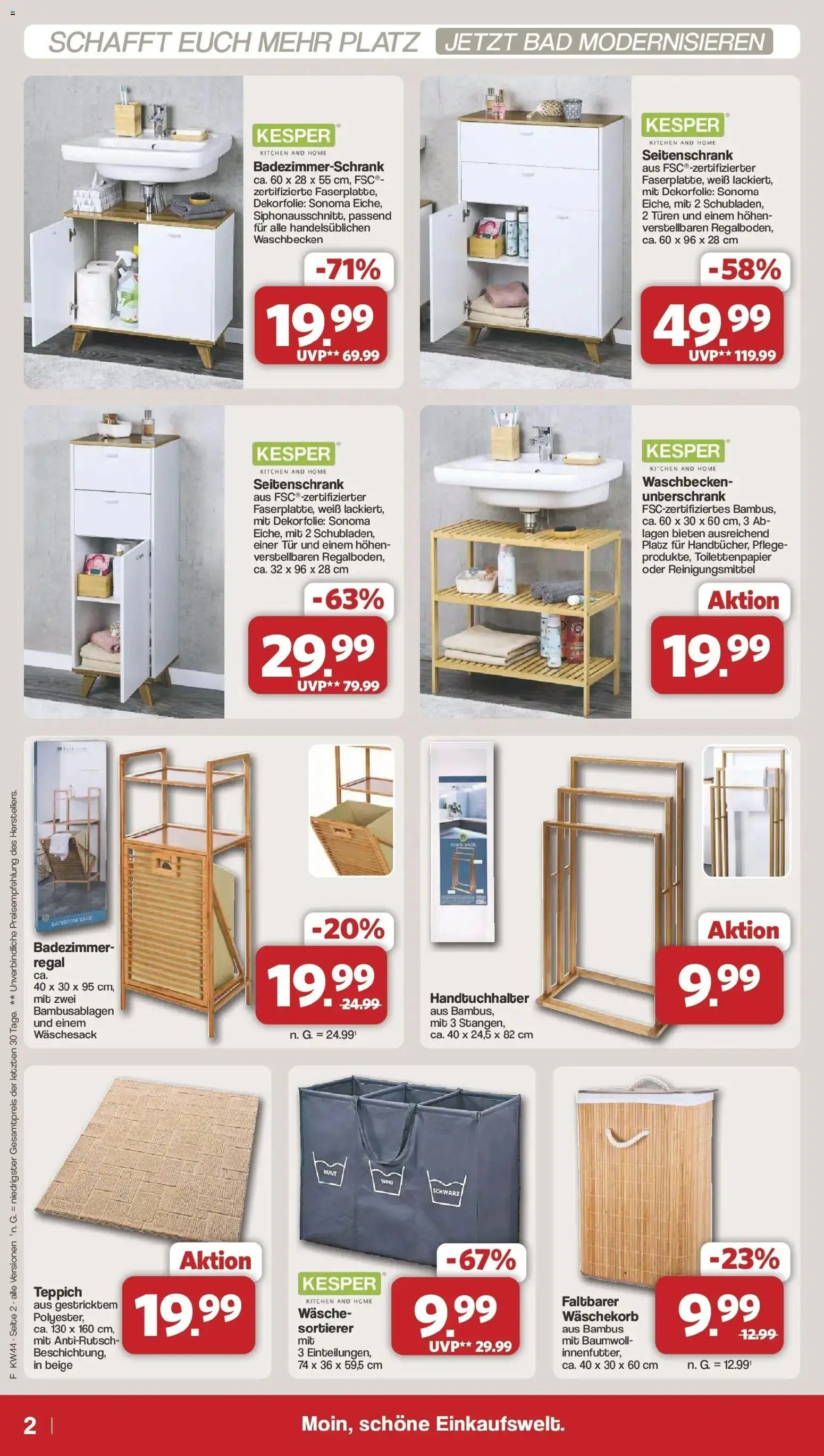 Famila Nordwest - Famila: Einleger (ab 26.10.2026) zum Blättern | Seite: 2 | Produkte: Regal, Bad, Tür, Toilettenpapier
