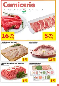 Vista previa Alcampo folleto válido desde el 27/08/2026 | Página: 3 | Productos: Cerdo, Cordero, Filete, Pollo