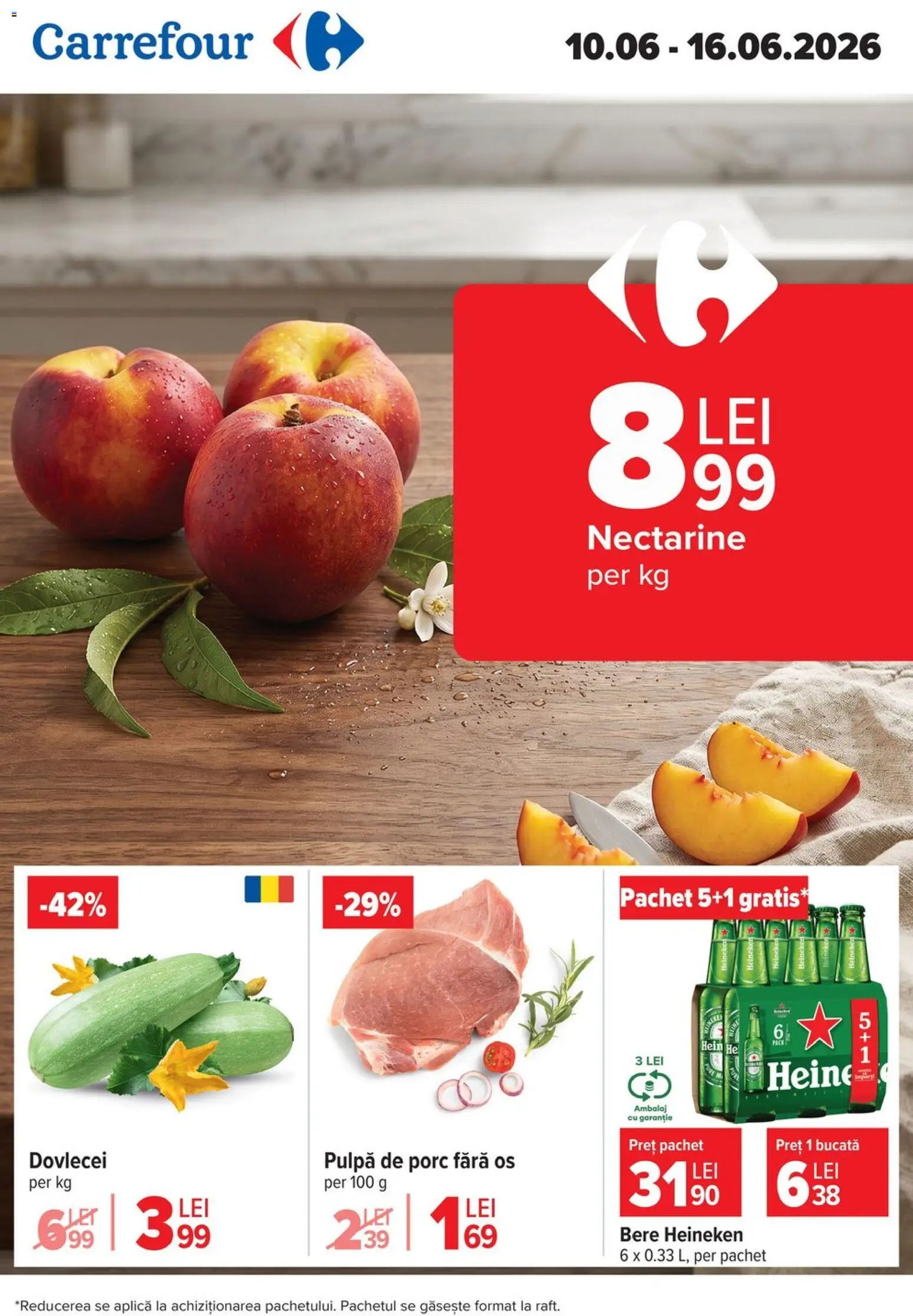 Noul catalog Carrefour – valabil de la 10.06.2026 | Pagină: 1 | Produse: Temizlik kovası, Bere