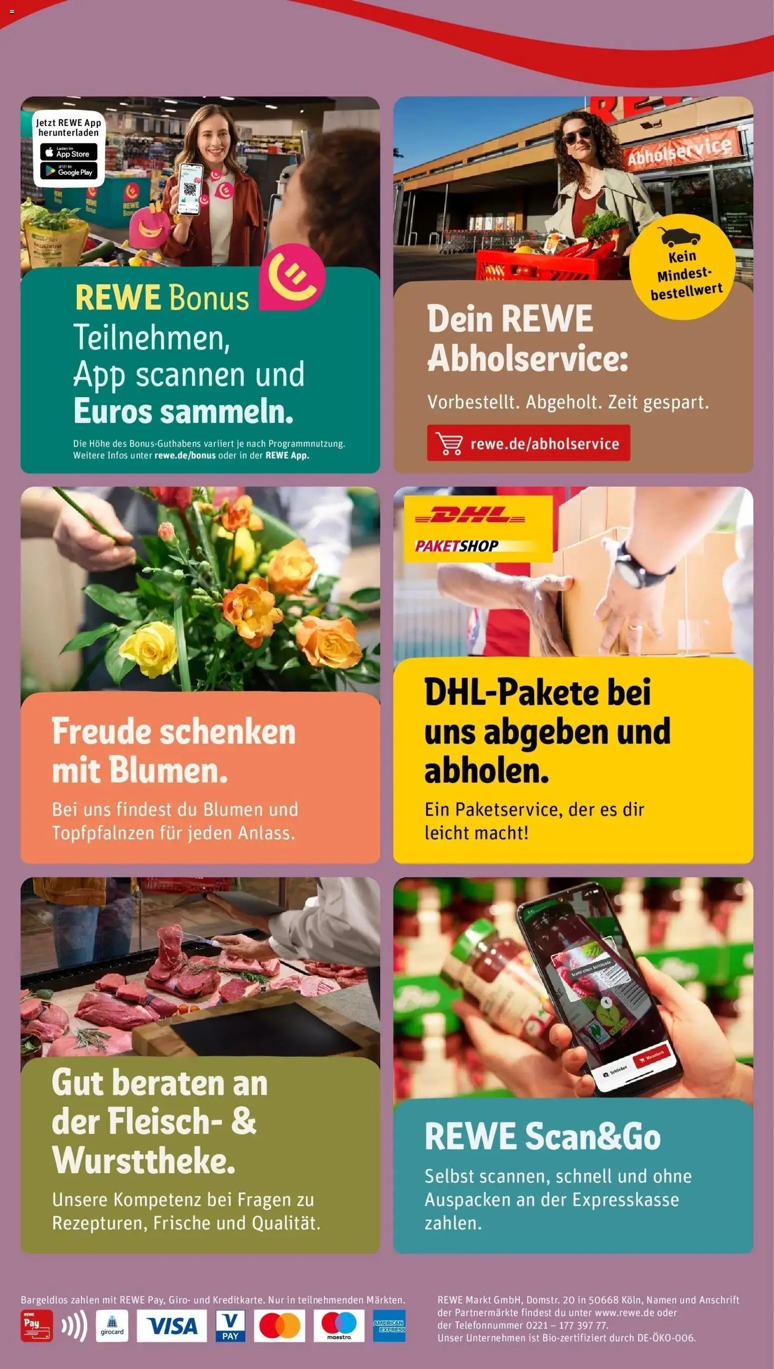 Rewe Prospekt Berlin / Wittenau – gültig ab 27.07.2026 | Seite: 2 | Produkte: Blumen, Fleisch