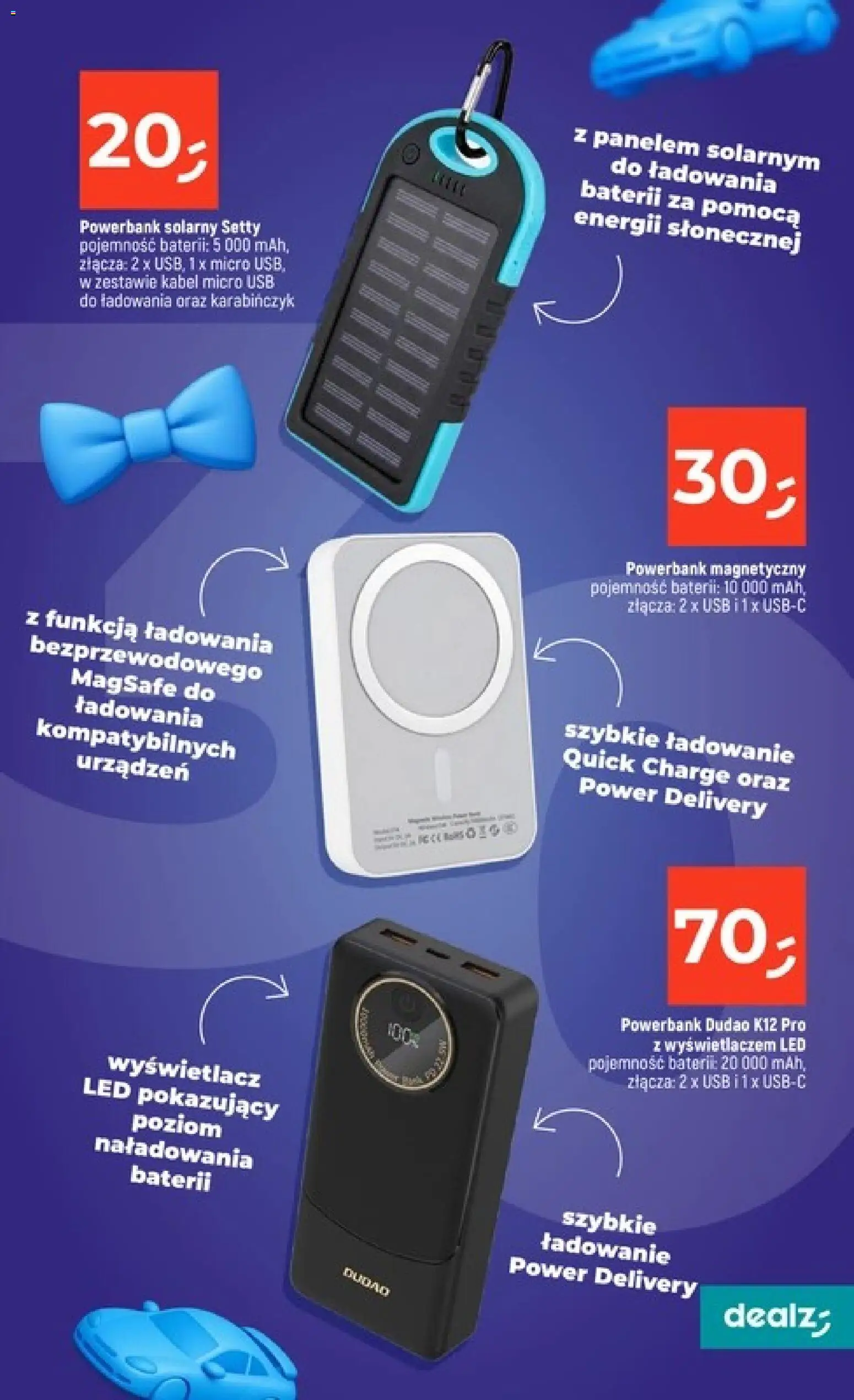 Dealz gazetka od 17.09.2026 | Strona: 53 | Produkty: Kabel, USB, Powerbank