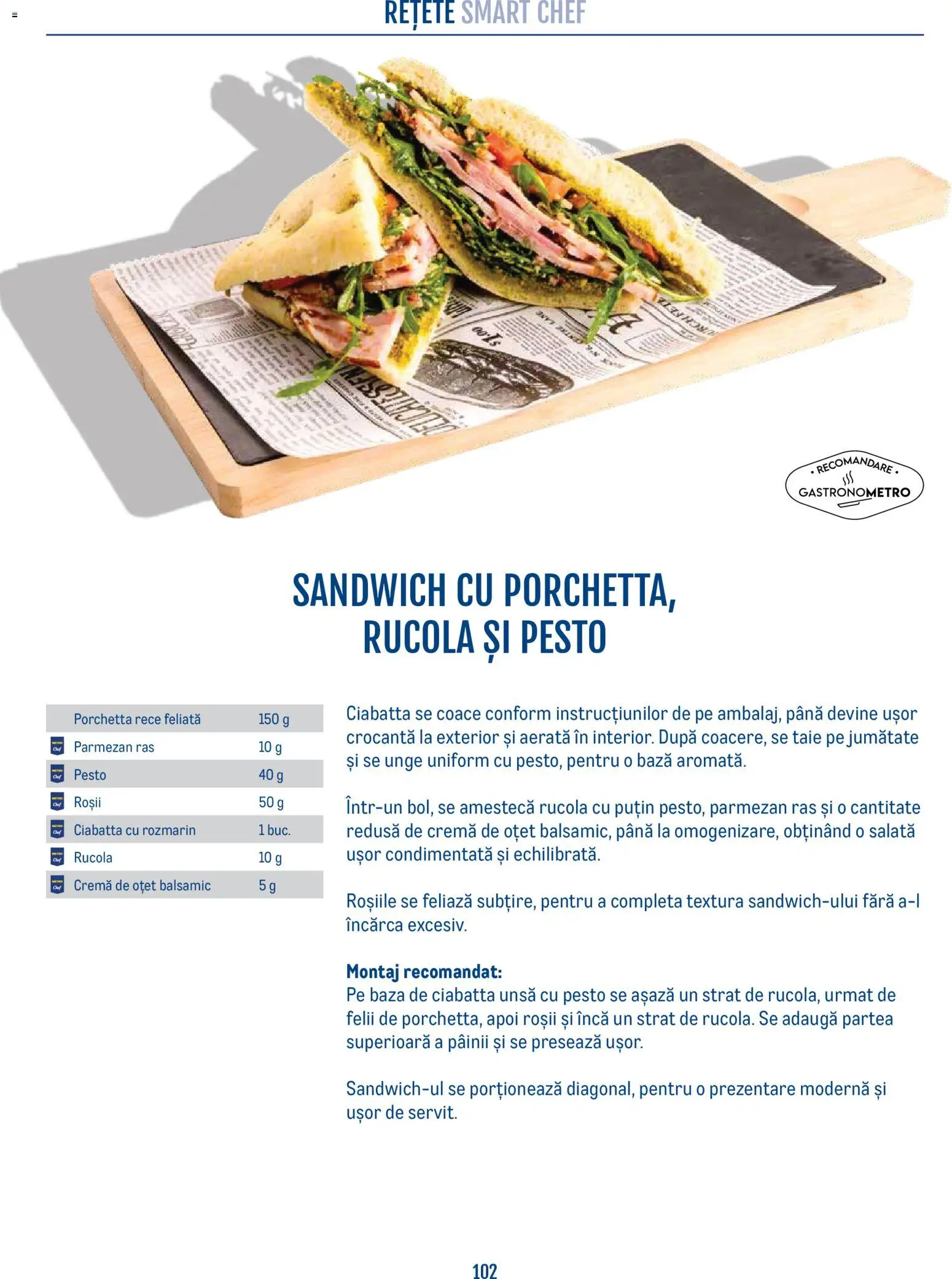 Noul catalog Metro – valabil de la 21.04.2026 | Pagină: 102 | Produse: Cremă, Oțet, Salată, Parmezan