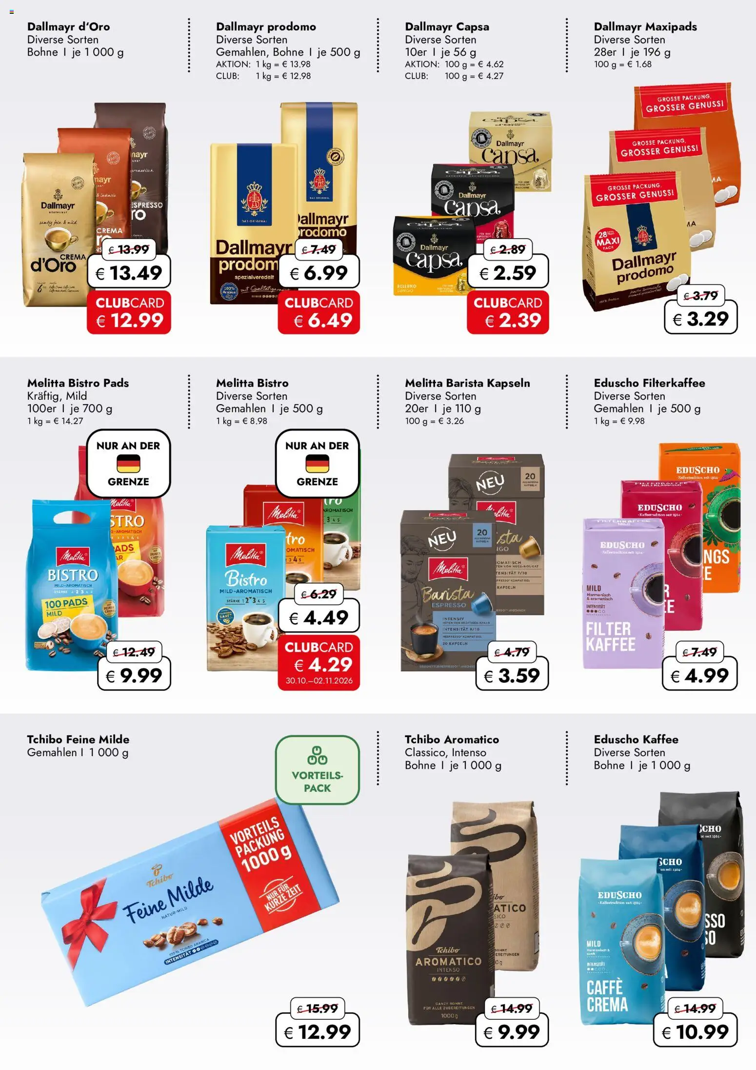 Travel FREE Flugblatt gültig ab 30.10.2026 | Seite: 7 | Produkte: Bohne, Kaffee