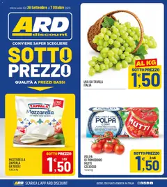 Anteprima del volantino ARD Discount volantino valido a partire dal 28/09/2026