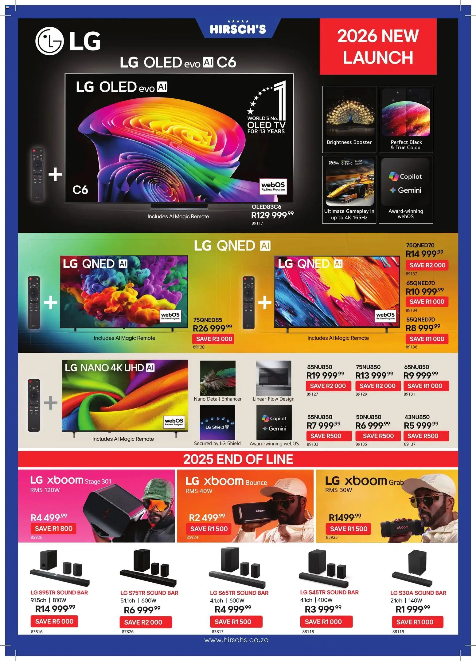 New Hirsch's catalogue – valid from 23/06/2026 | Page: 7 | Products: TV, Remote
