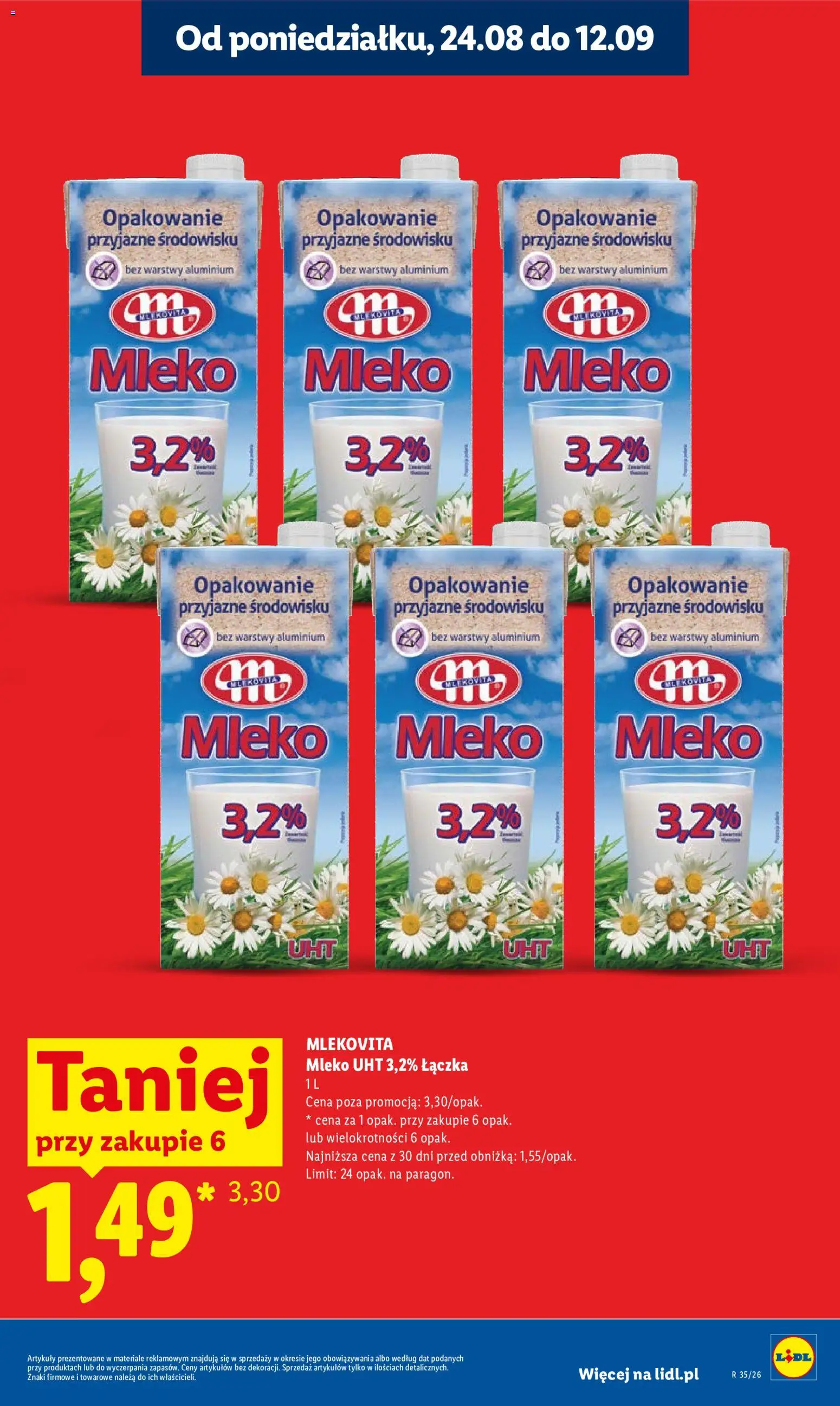 Lidl Polsko leták od 24.08.2026 | Strana: 9 | Produkty: Mléko