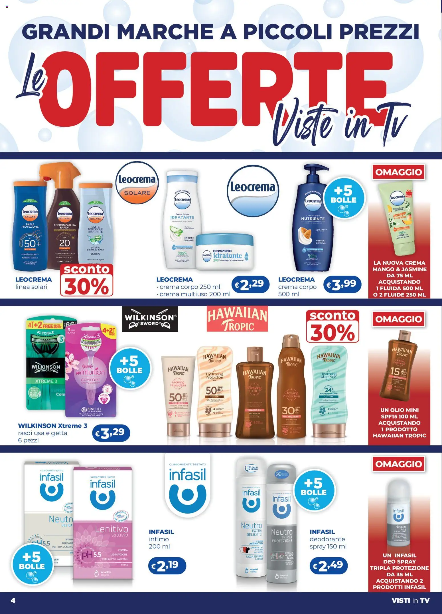 Volantino Acqua e Sapone del 21.05.2026 | Pagina: 4 | Prodotti: Crema, Latte, Mango, TV