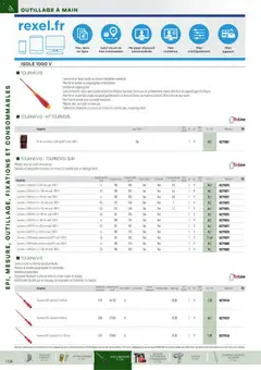 Rexel - Prévisualisation de Rexel EPI, mesure, outillage, fixations et consommables valide à partir de 01.09.2025 | Page: 25 | Produits: Tournevis, Poids, Prise