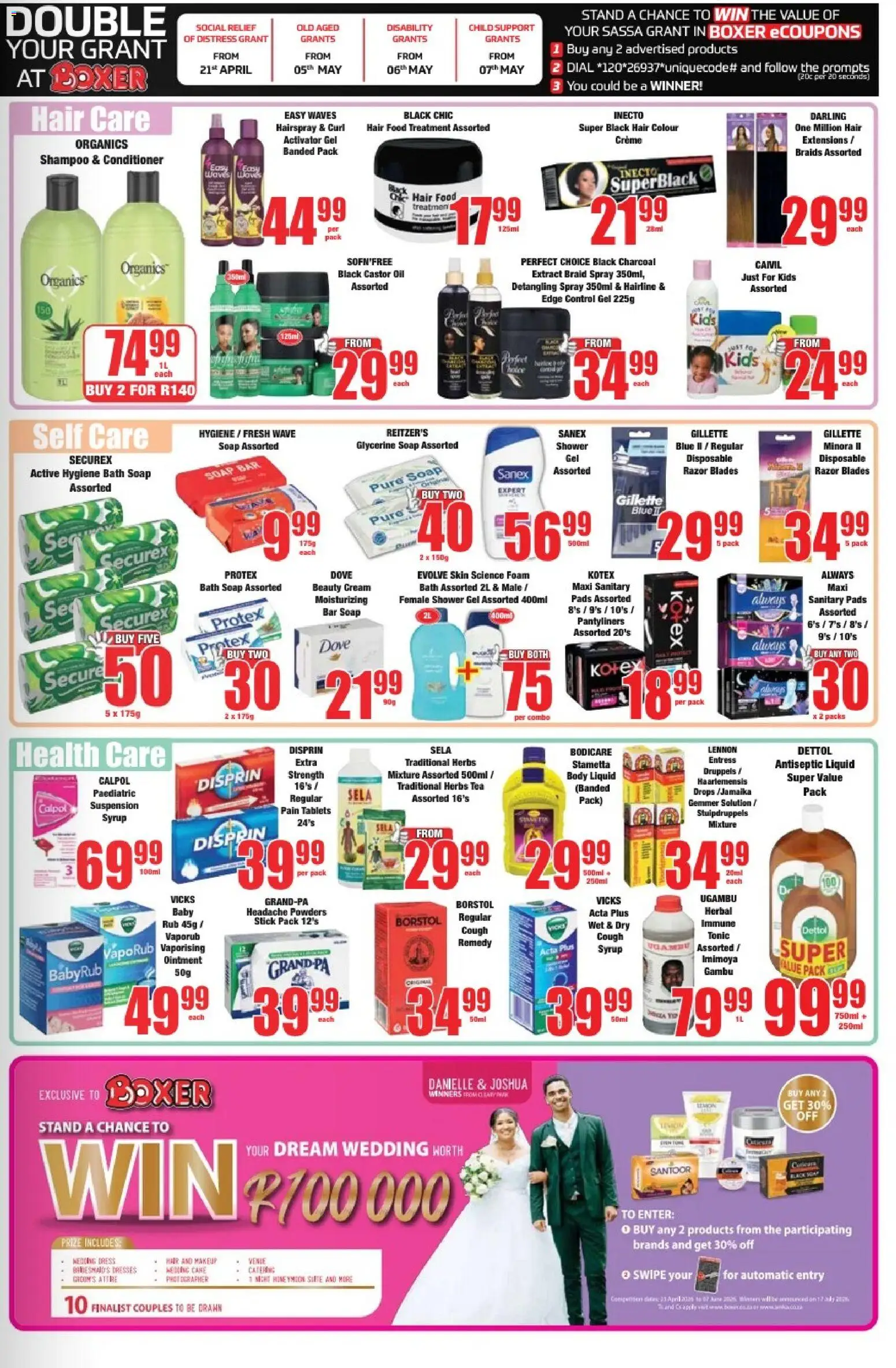 New Boxer catalogue – valid from 23.04.2026 | Page: 11 | Products: Bath, Hair colour, Cream, Shower gel
