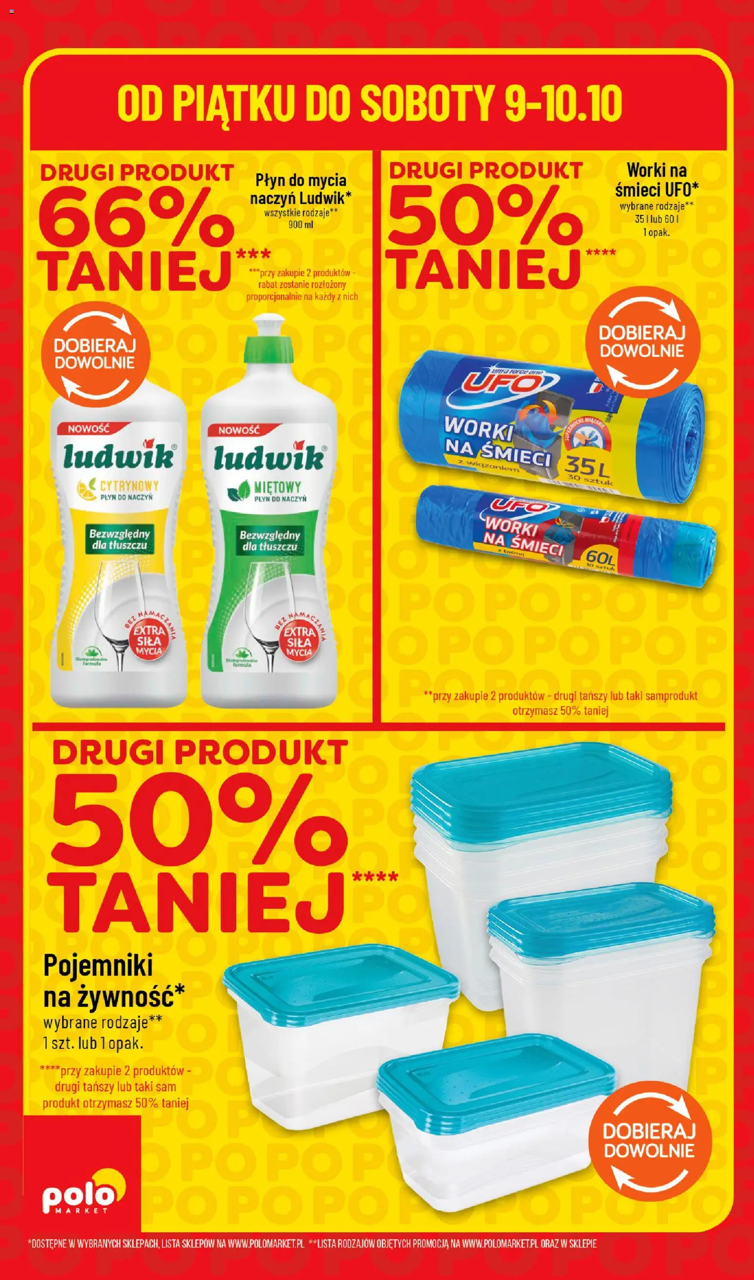 Nowa POLOmarket gazetka od jutra 08.10.2026 | Strona: 6 | Produkty: Płyn do mycia naczyń