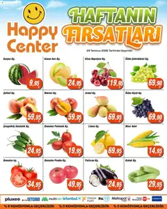 29 Temmuz 2026 tarihinden itibaren geçerli olan Happy Center kataloğu önizlemesi