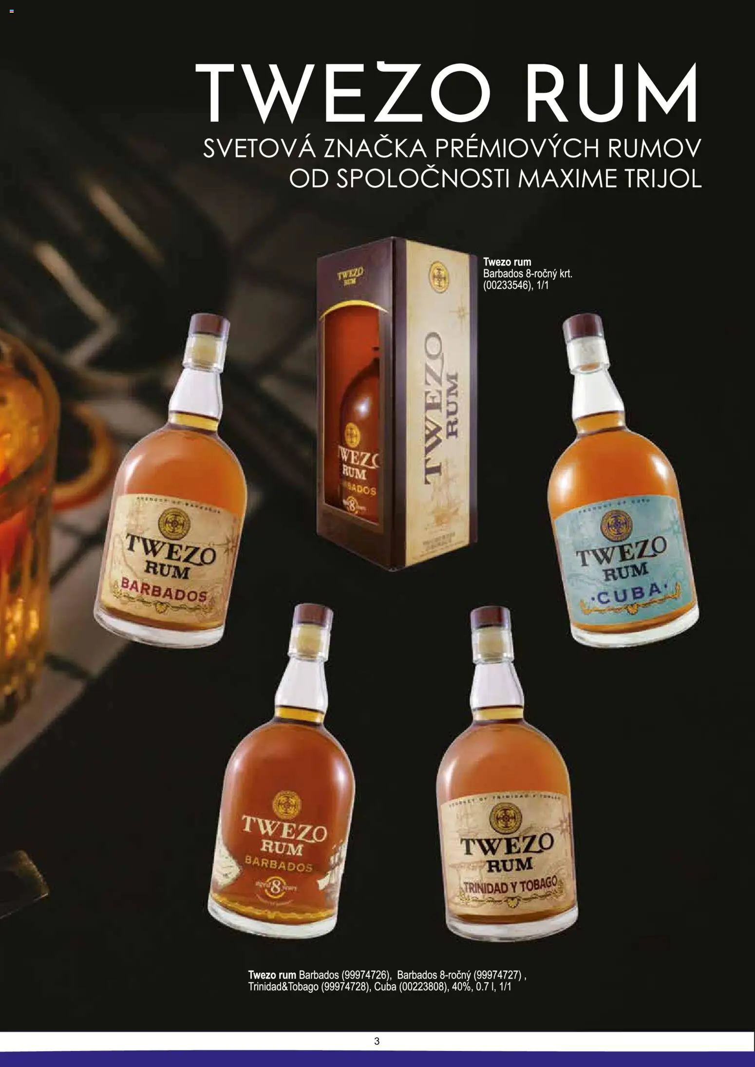 Nové KON - RAD akcie – leták je platný od 13.06.2026 | Strana: 3 | Produkty: Rum