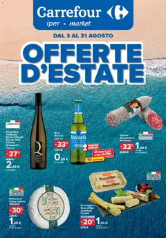 Anteprima del volantino Carrefour volantino Iper, Market - Offerte d'Estate valido a partire dal 03/08/2026
