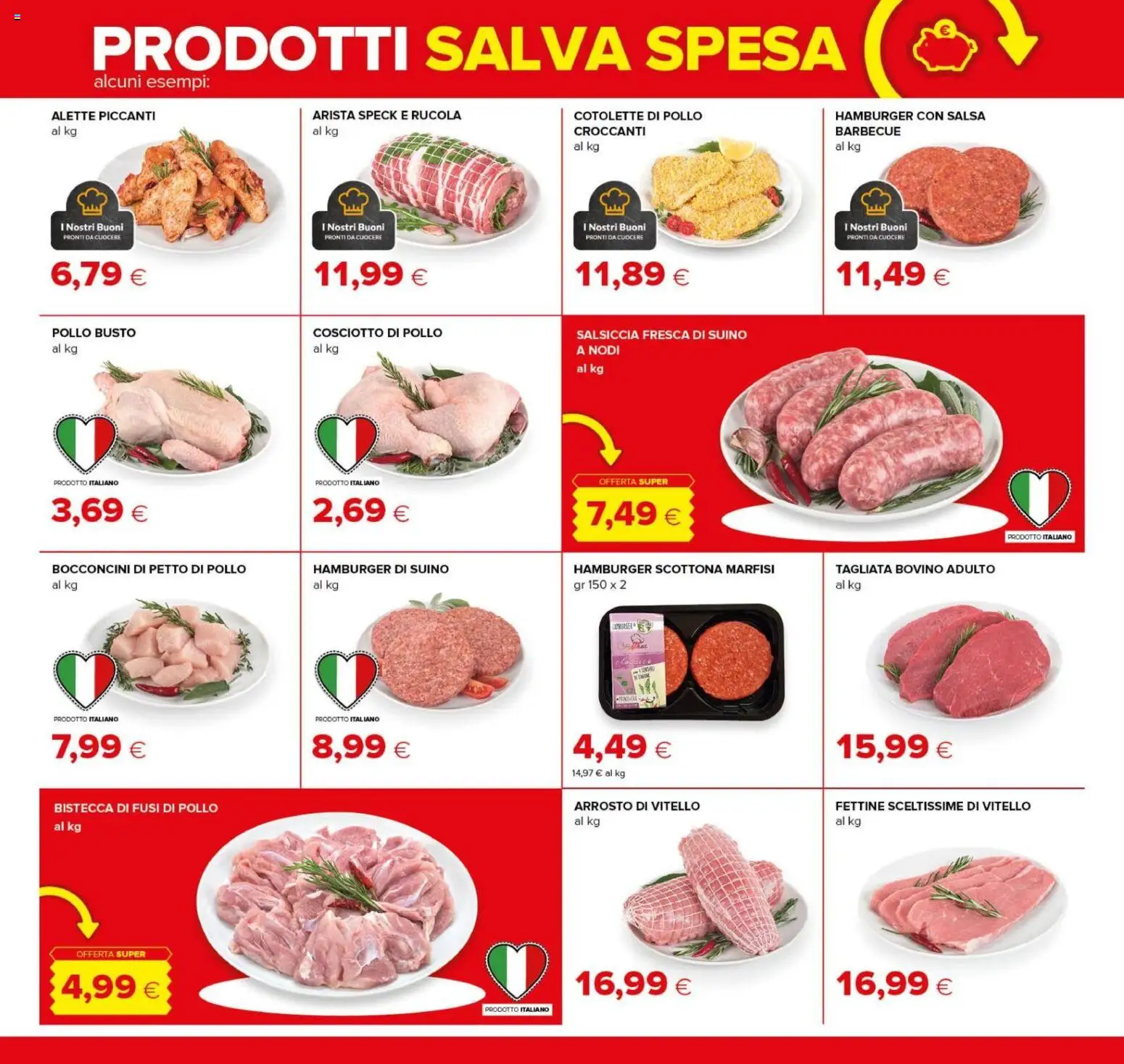 Volantino Oasi del 08/10/2026 | Pagina: 2 | Prodotti: Speck, Salsa, Vitello, Hamburger