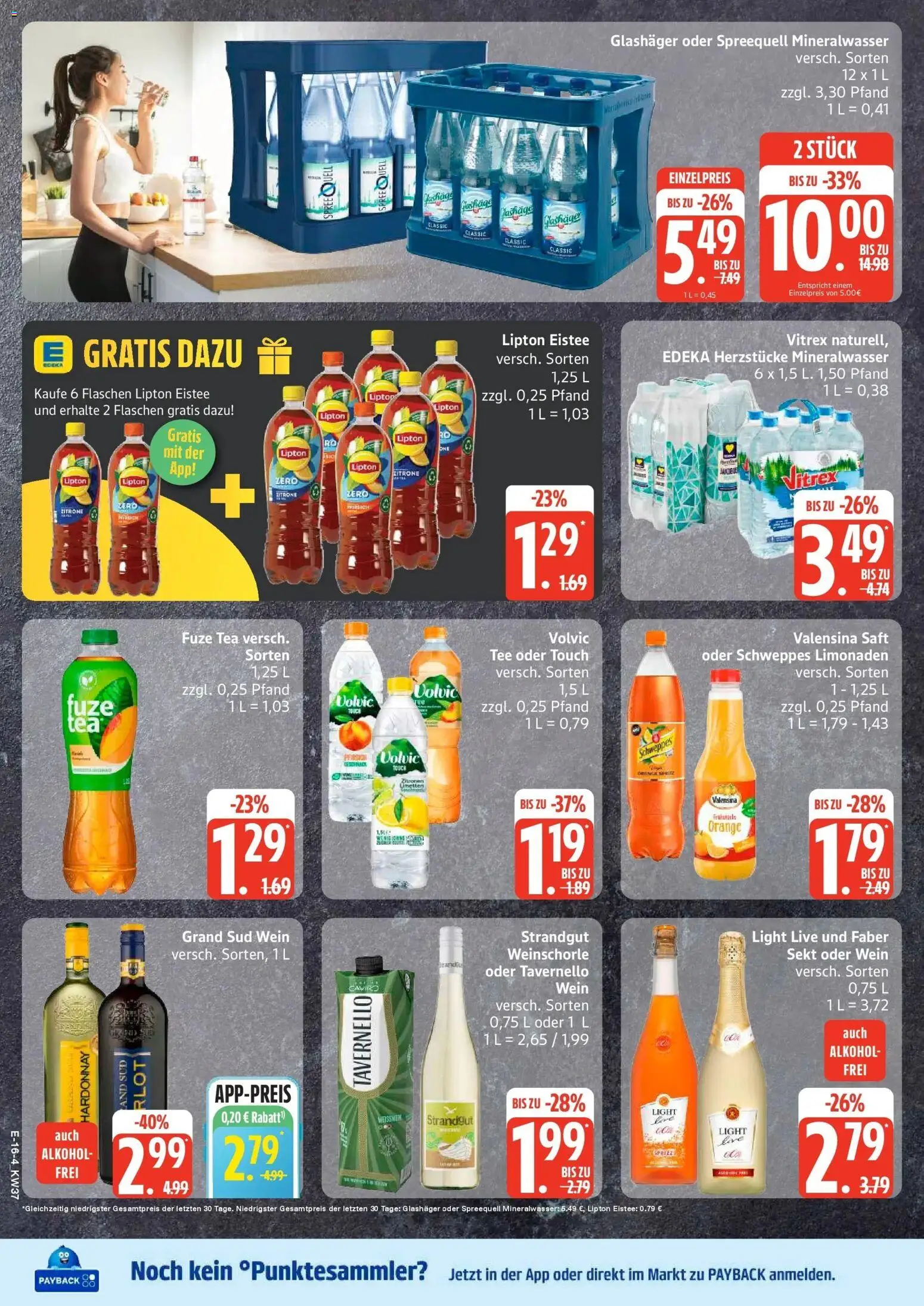 Edeka Prospekt Neuruppin (ab 07.09.2026) » Angebote Online | Seite: 18 | Produkte: Schweppes, Valensina, Alkohol, Grand sud