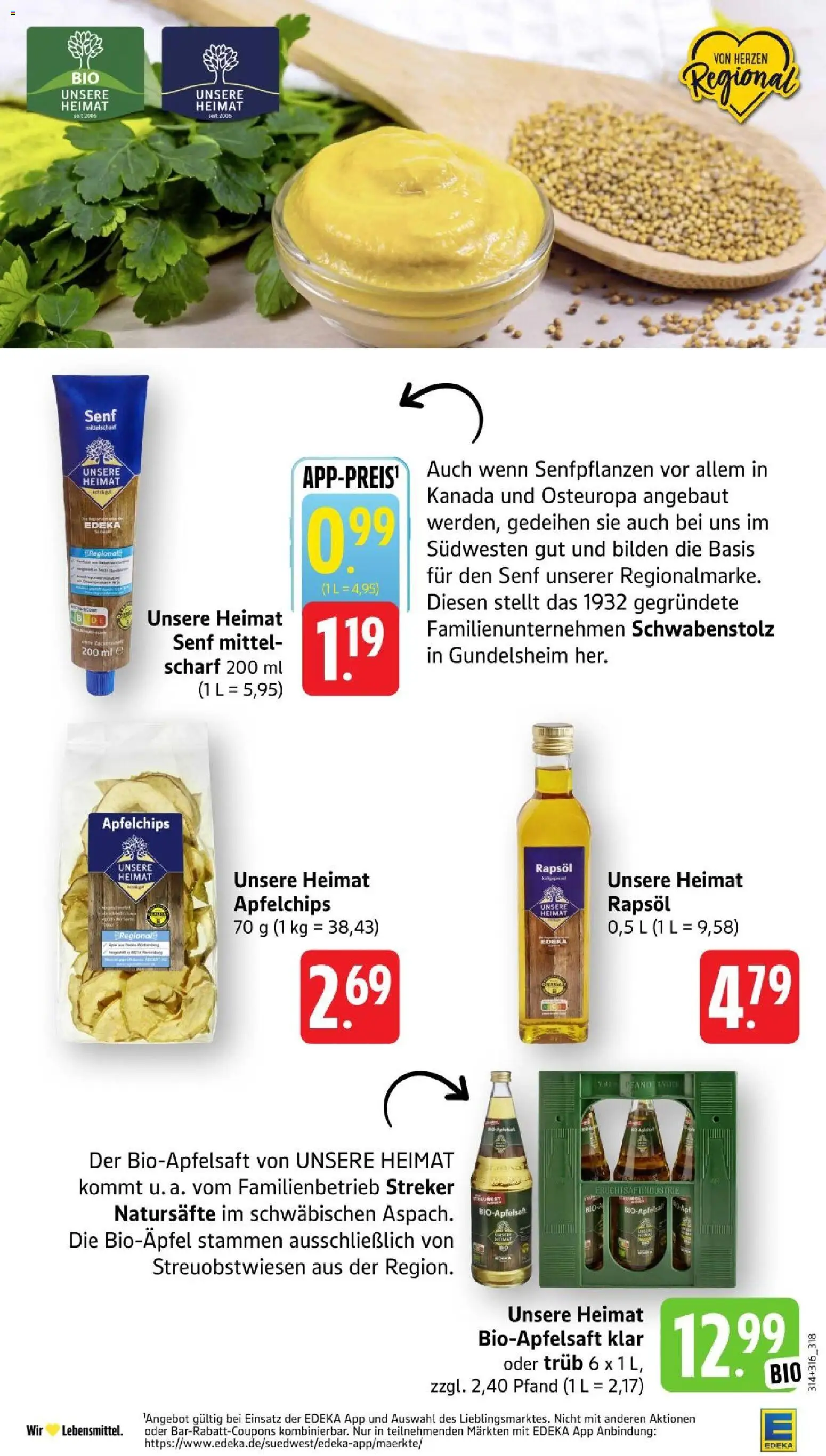 Edeka Prospekt Stuttgart – gültig ab 31.08.2026 | Seite: 23 | Produkte: Rapsöl