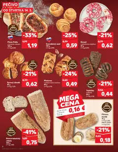 Kaufland leták platný od 14.05.2026 | Strana: 8 | Produkty: Chlieb, Donut