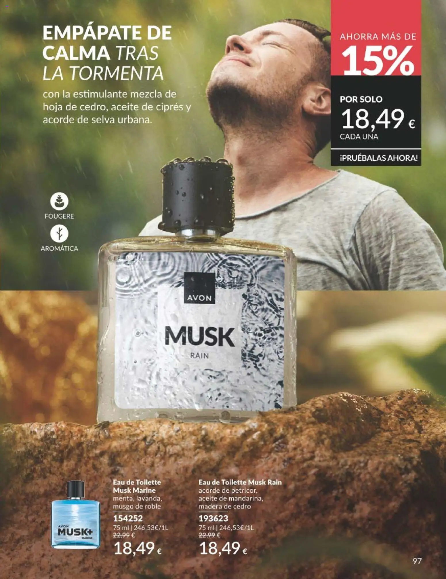 Catálogo AVON campaña 8 │ válido desde el 01/08/2026 | Página: 97 | Productos: Eau de toilette, Aceite