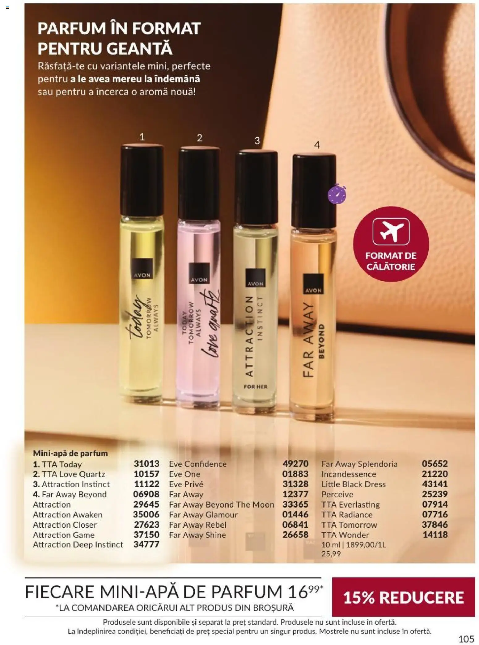 Noul catalog Avon – valabil de la 01.09.2026 | Pagină: 105 | Produse: Geantă, Parfum, Black