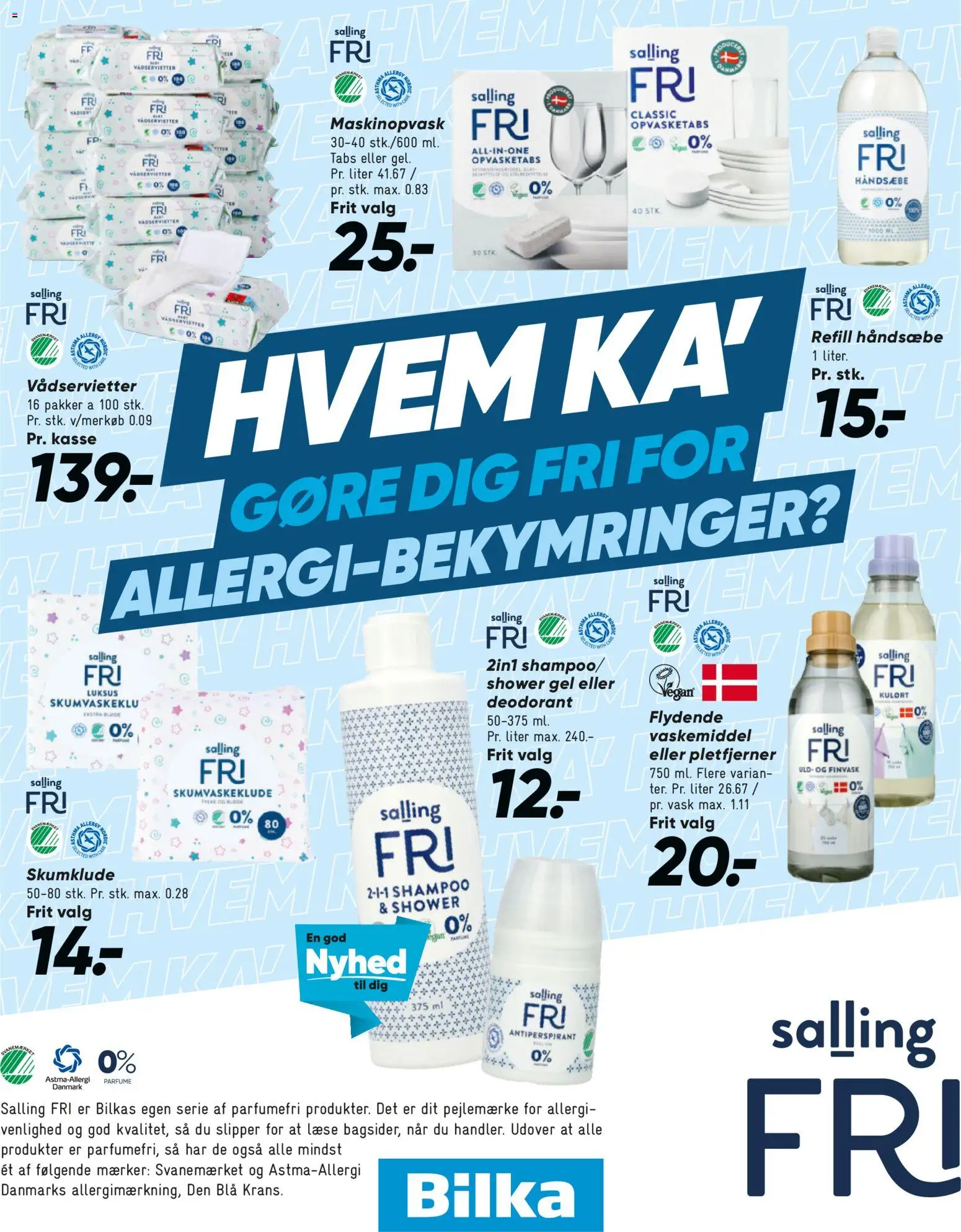 Bilka tilbudsavis – gyldig fra 09/10/2026 | Side: 39 | Produkter: Parfume, Shampoo, Deodorant, Pletfjerner