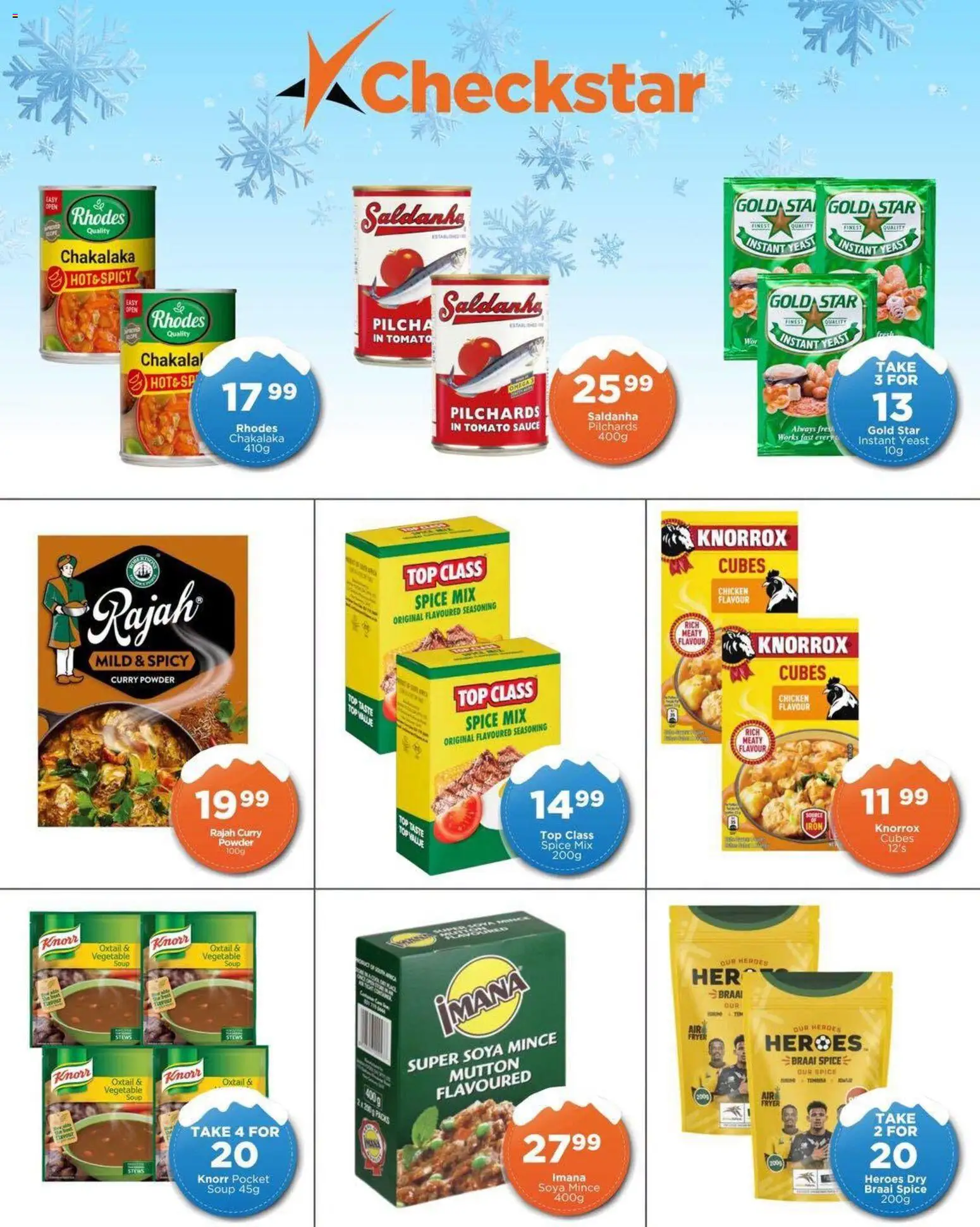 New Check Star catalogue – valid from 12/08/2026 | Page: 5 | Products: Chicken, Powder, Seasoning, Soya mince