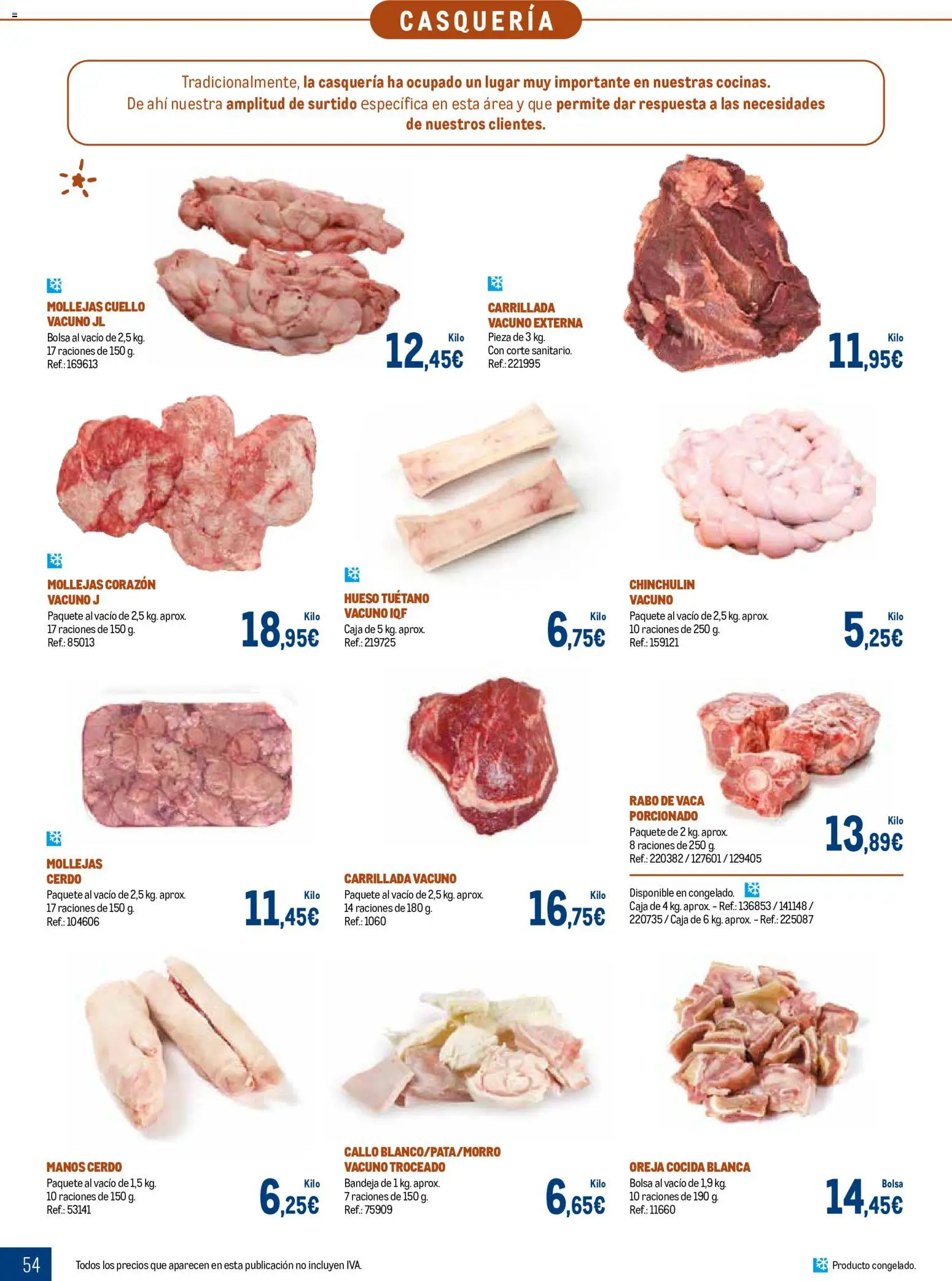 Makro Expertos en carnes │ válido desde el 07/09/2026 | Página: 54 | Productos: Cerdo, Bolsa, Bandeja, Caja