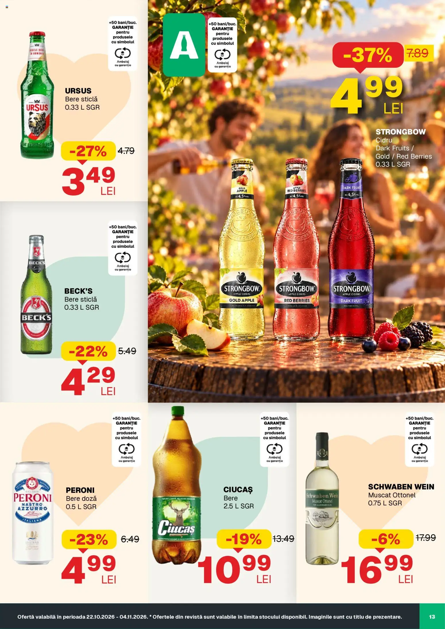 Noul catalog Annabella – valabil de la 22.10.2026 | Pagină: 13 | Produse: Ursus, Apple, Bere