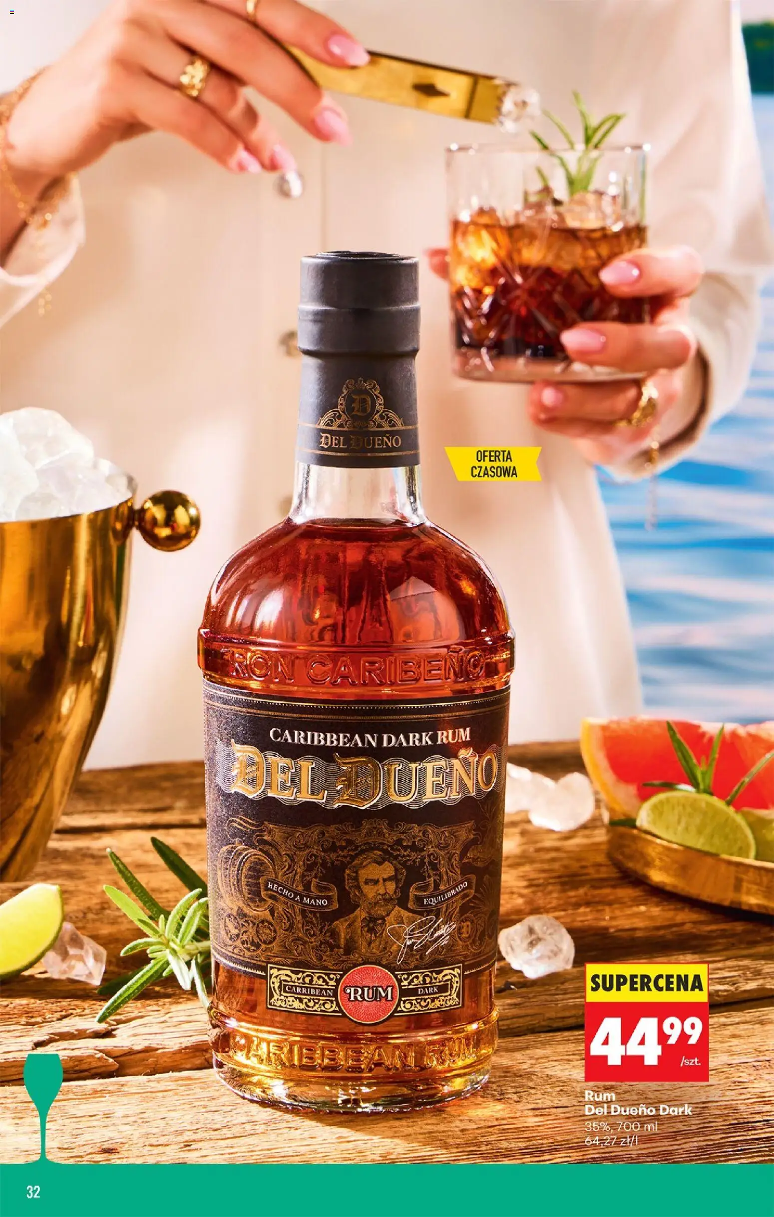 Biedronka gazetka - Czas na toast od 29.06.2026 | Strona: 32 | Produkty: Rum