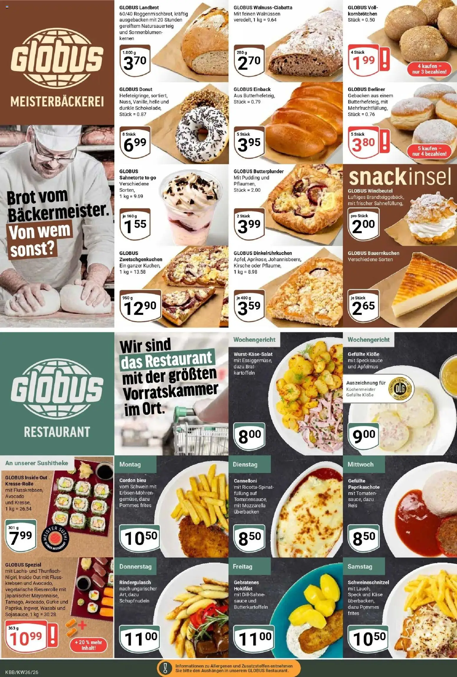 Globus Prospekt Koblenz-Bubenheim (ab 31.08.2026) » Angebote online | Seite: 8 | Produkte: Thunfisch, Pommes, Pommes frites, Apfelmus