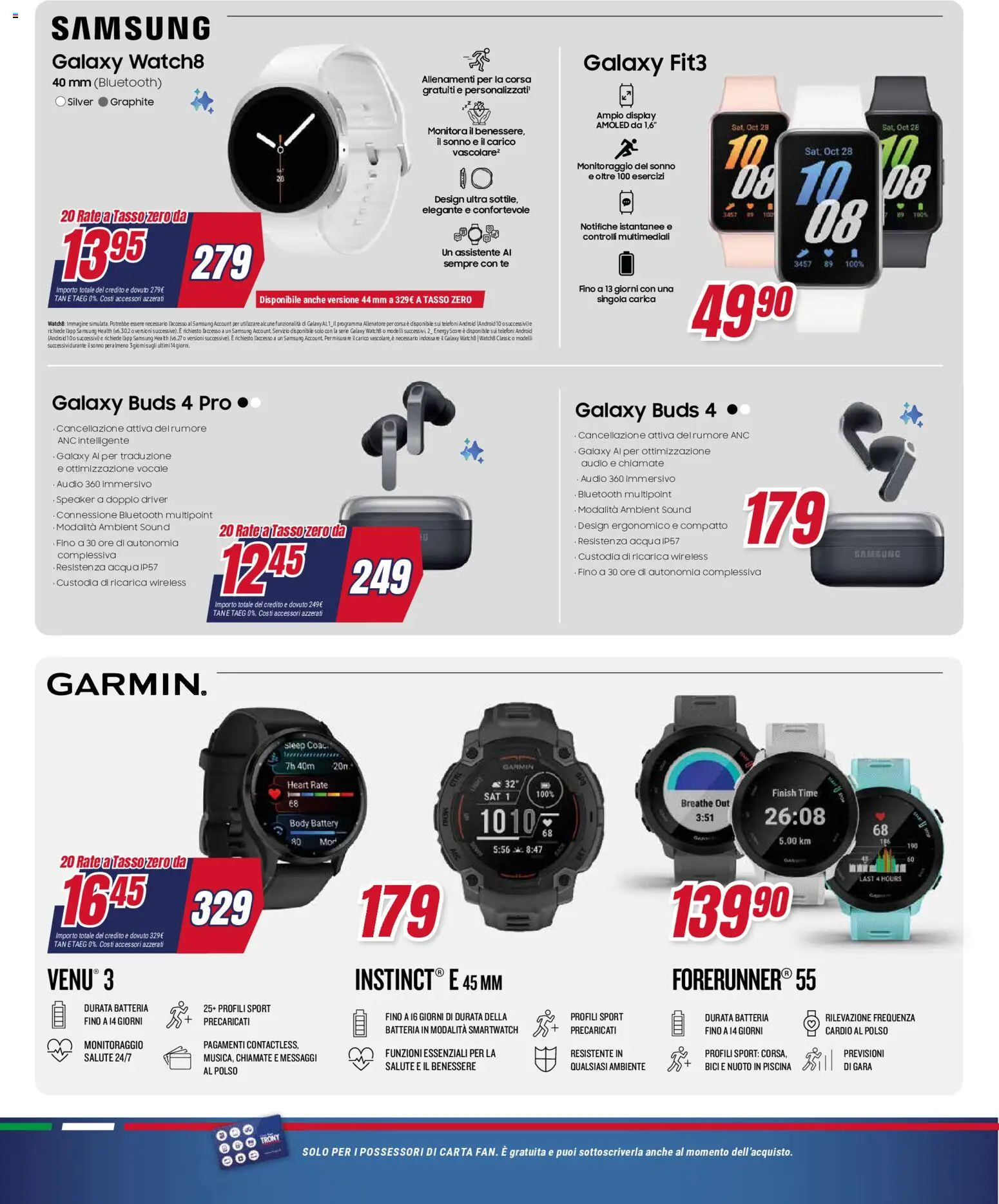 Volantino Trony del 21.05.2026 | Pagina: 30 | Prodotti: Tè, Speaker, Smartwatch, Batteria