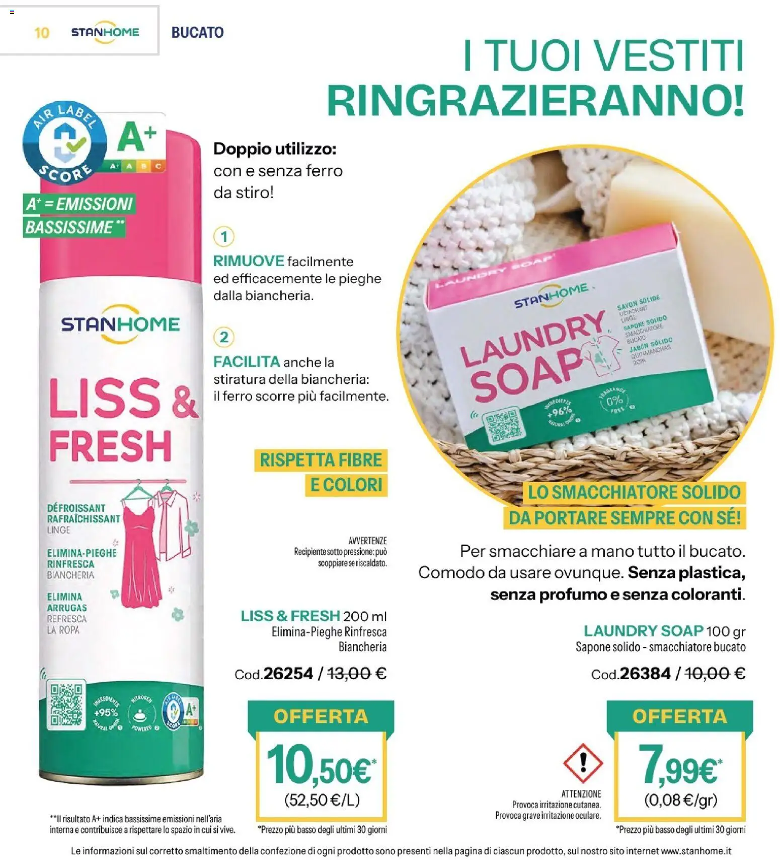 Volantino Stanhome del 12.05.2026 | Pagina: 10 | Prodotti: Sapone, Smacchiatore, Profumo