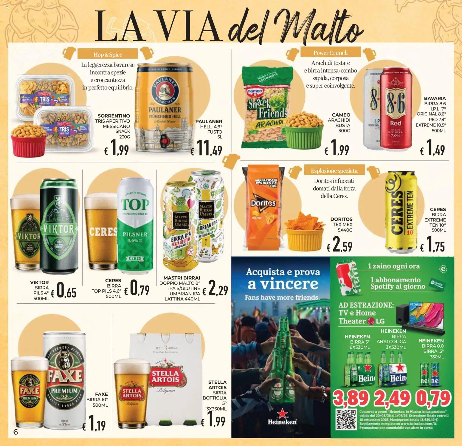 Volantino Eté del 12.06.2026 | Pagina: 6 | Prodotti: Spezie, Zaino, Arachidi, Heineken