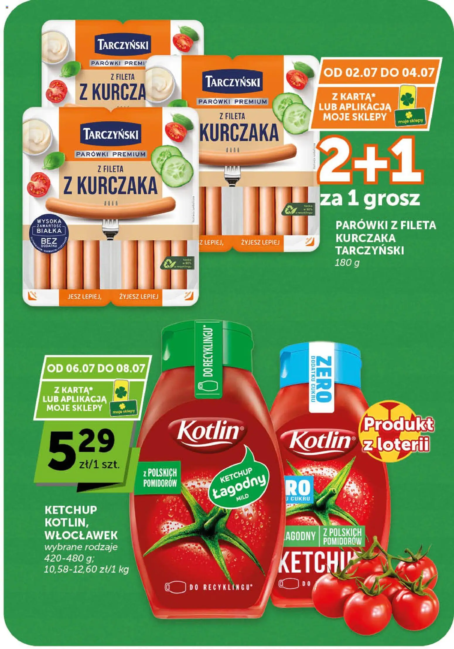 Groszek gazetka - Minimarket od 02.07.2026 | Strona: 11 | Produkty: Ketchup, Parówki