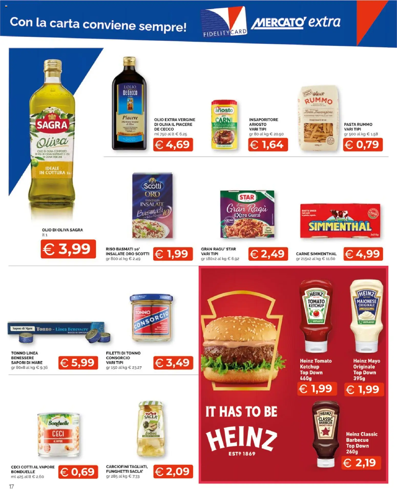Volantino Mercatò del 20/07/2026 | Pagina: 17 | Prodotti: Maionese, Top, Pasta, Ragú