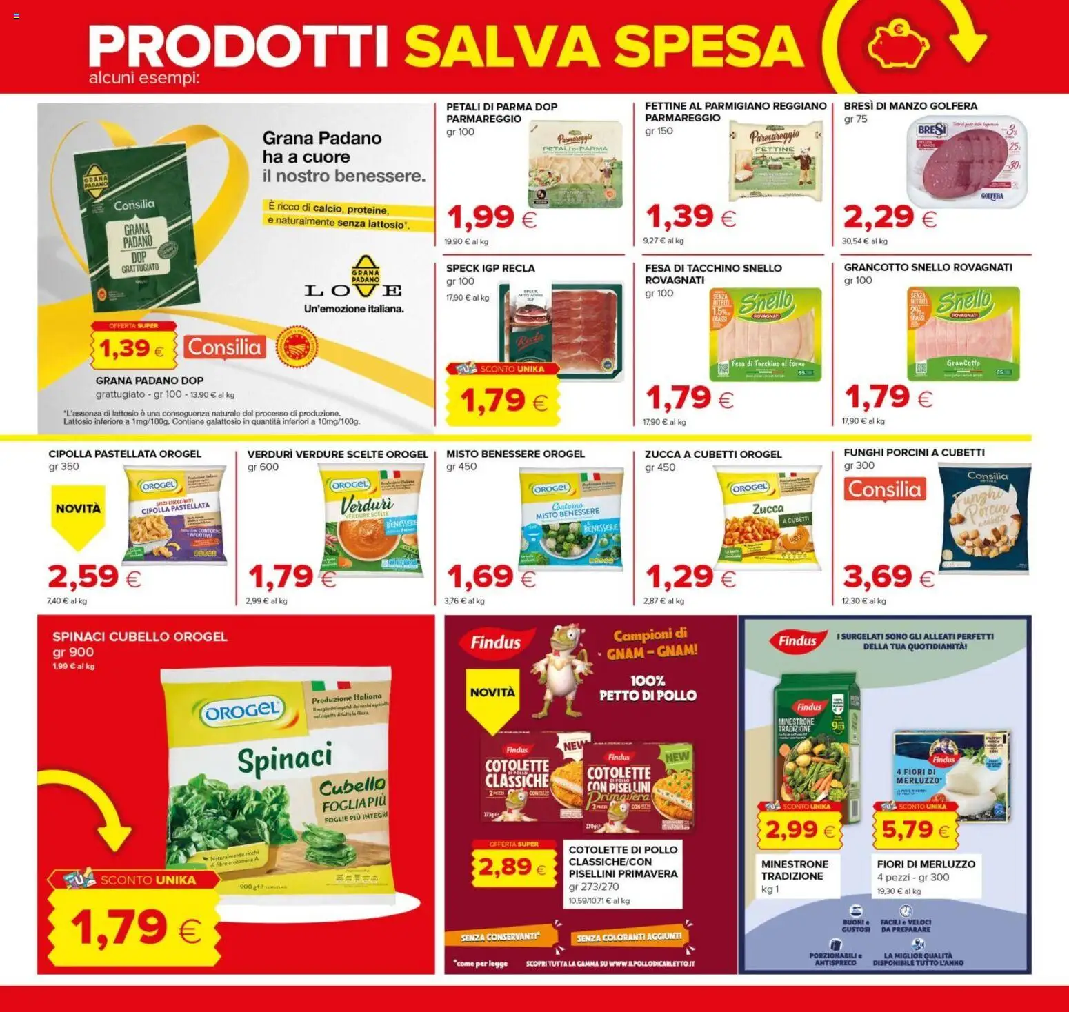 Volantino Tigre del 08/10/2026 | Pagina: 10 | Prodotti: Speck, Pollo, Merluzzo, Cotolette di pollo