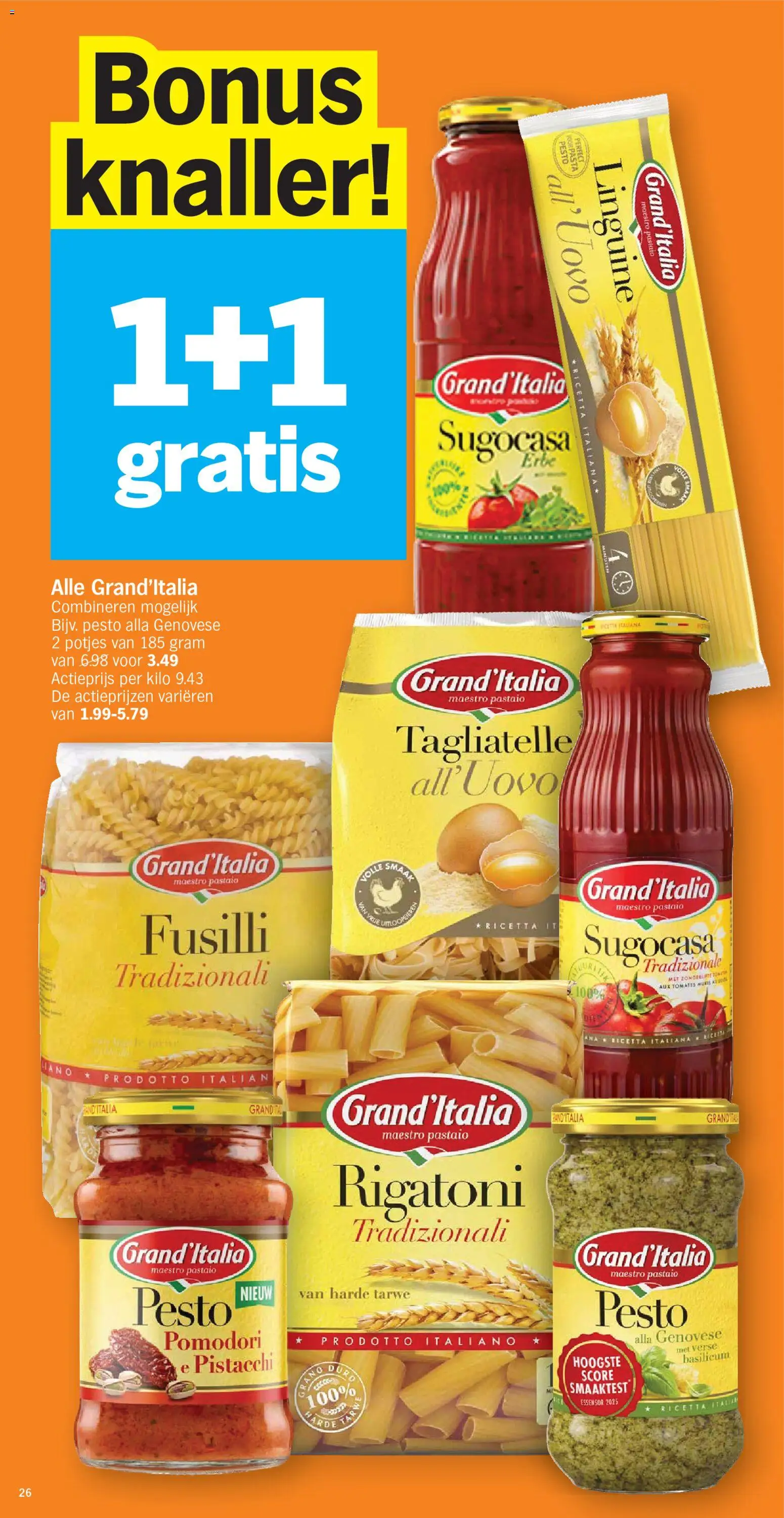{H1} | Pagina: 26 | Producten: Tomaten, Pasta, Tarwe