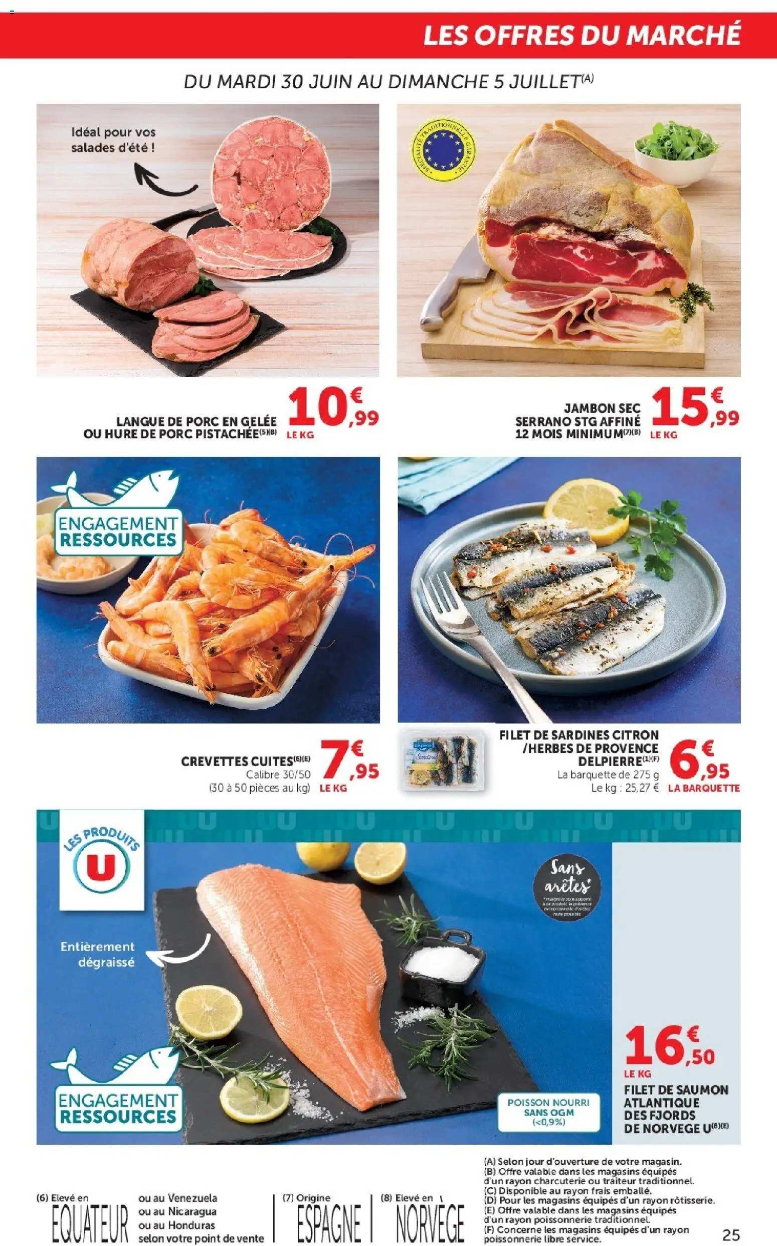 {H1} | Page: 25 | Produits: Sardines, Crevettes, Filet de saumon, Gelée