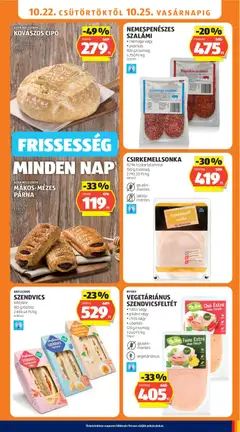 Aldi akciós újság - amely érvényes a következő dátumtól: 2026.10.22. | Oldal: 13