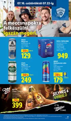 Lidl akciós újság - amely érvényes a következő dátumtól: 2026.07.16. | Oldal: 23